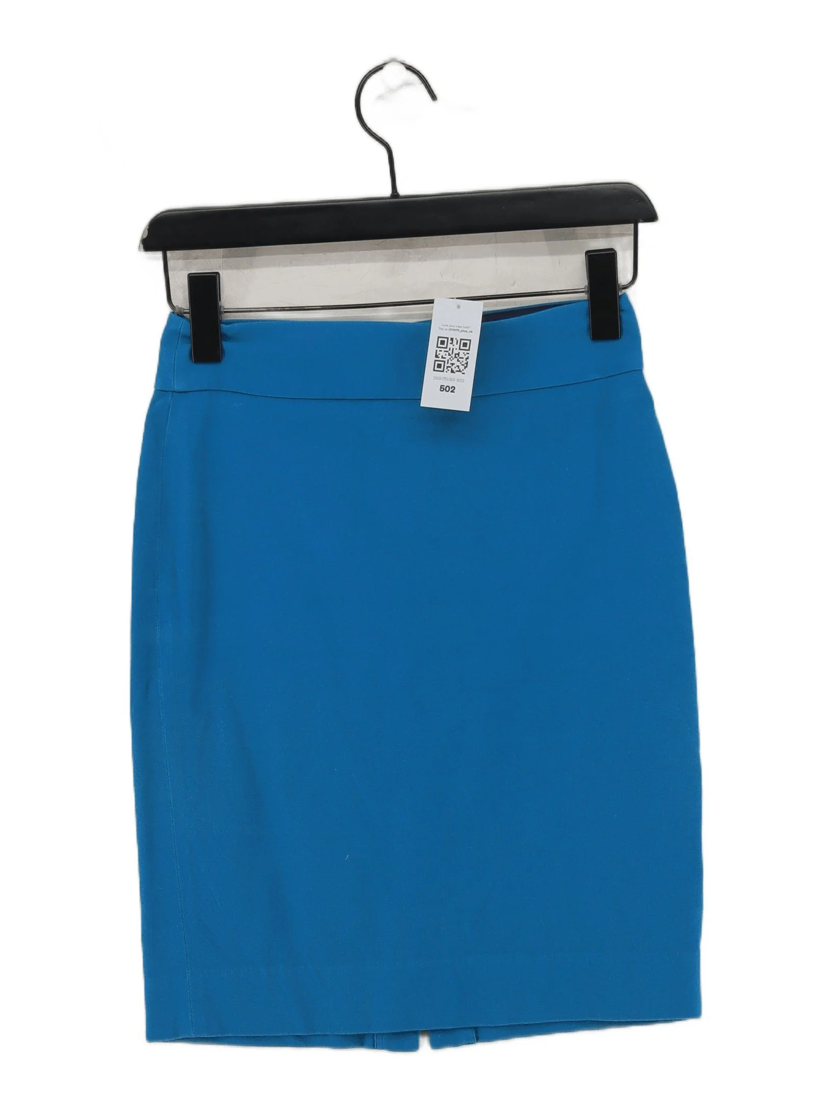 Banana Republic Women's Mini Skirt UK 4 Blue Cotton with Rayon, Other Short Mini
