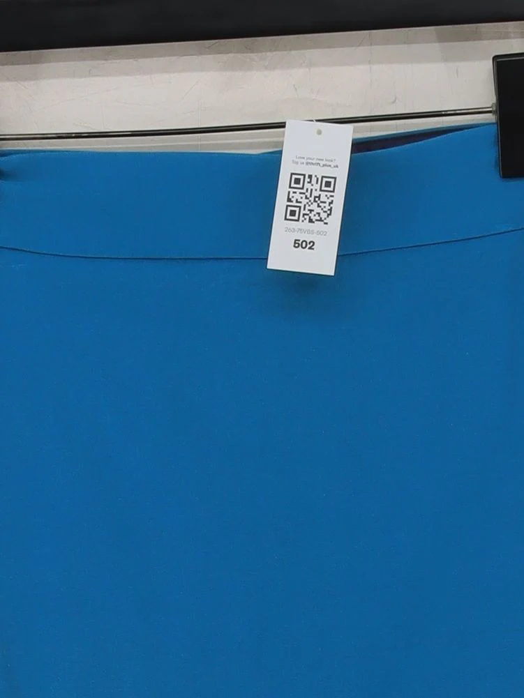 Banana Republic Women's Mini Skirt UK 4 Blue Cotton with Rayon, Other Short Mini - Image 3