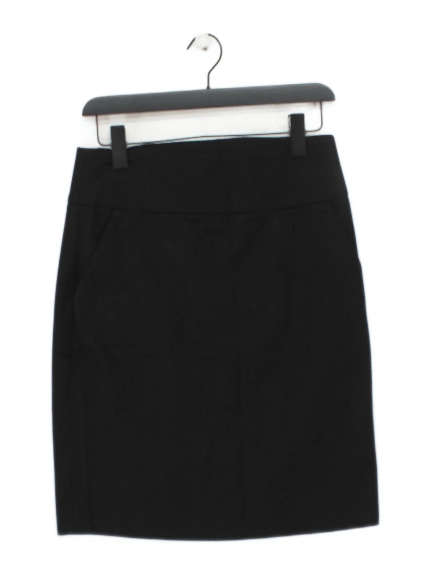 Banana Republic Women's Mini Skirt UK 6 Black Viscose with Cotton, Spandex Mini