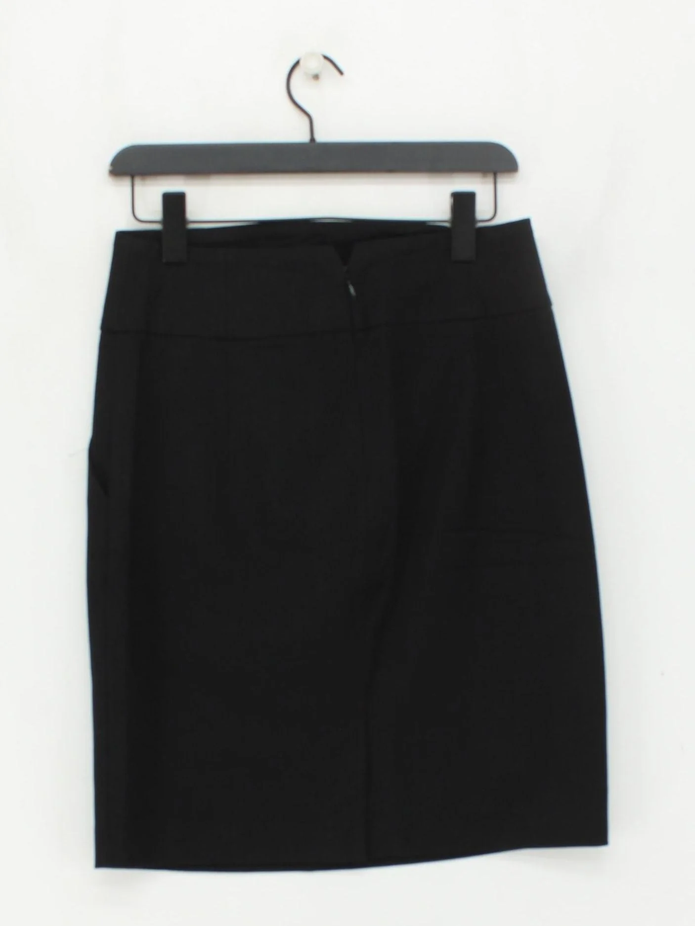 Banana Republic Women's Mini Skirt UK 6 Black Viscose with Cotton, Spandex Mini - Image 2