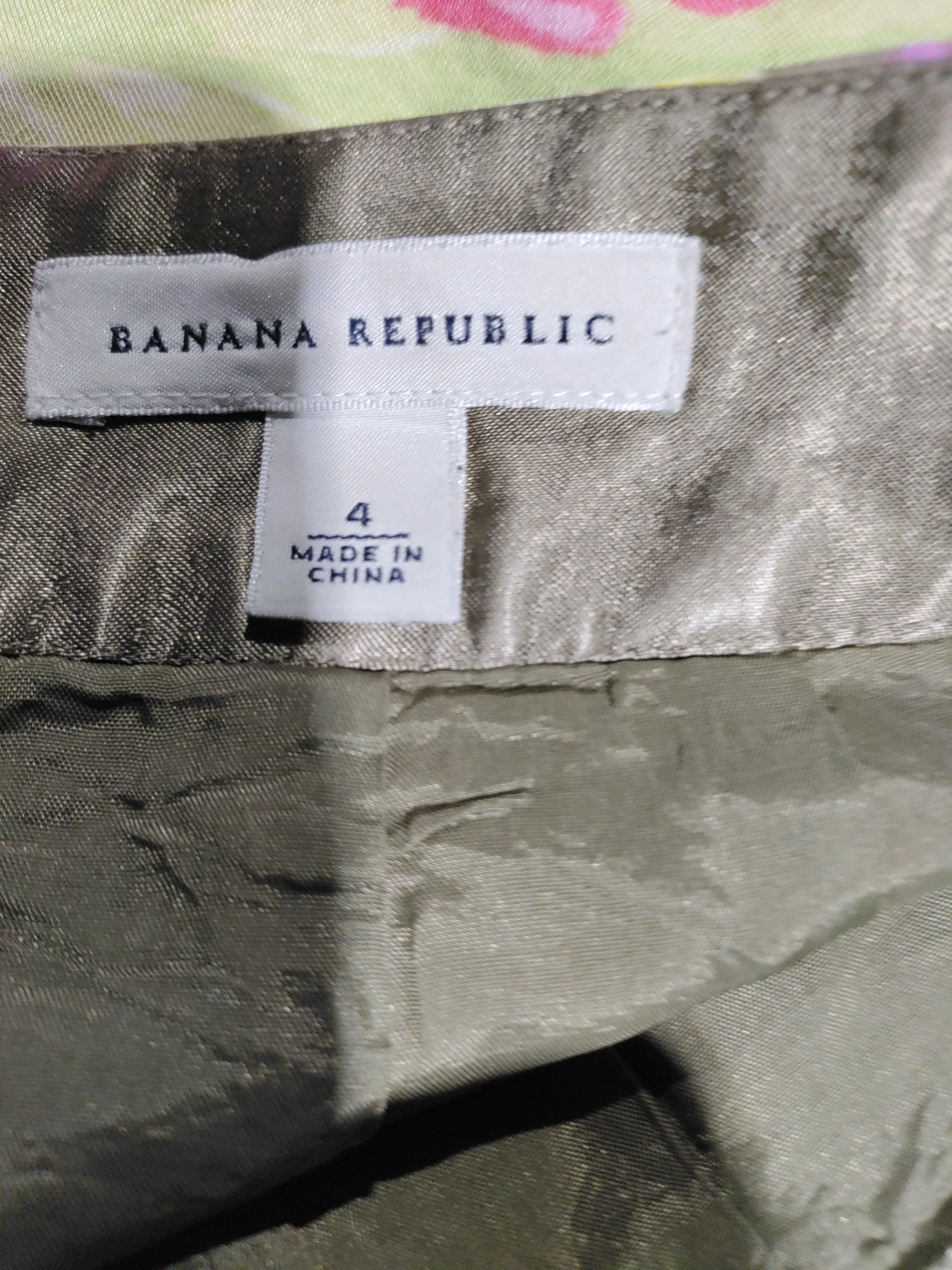 Banana Republic Women's Mini Skirt UK 8 Multi Viscose with Linen, Acetate Mini - Image 5