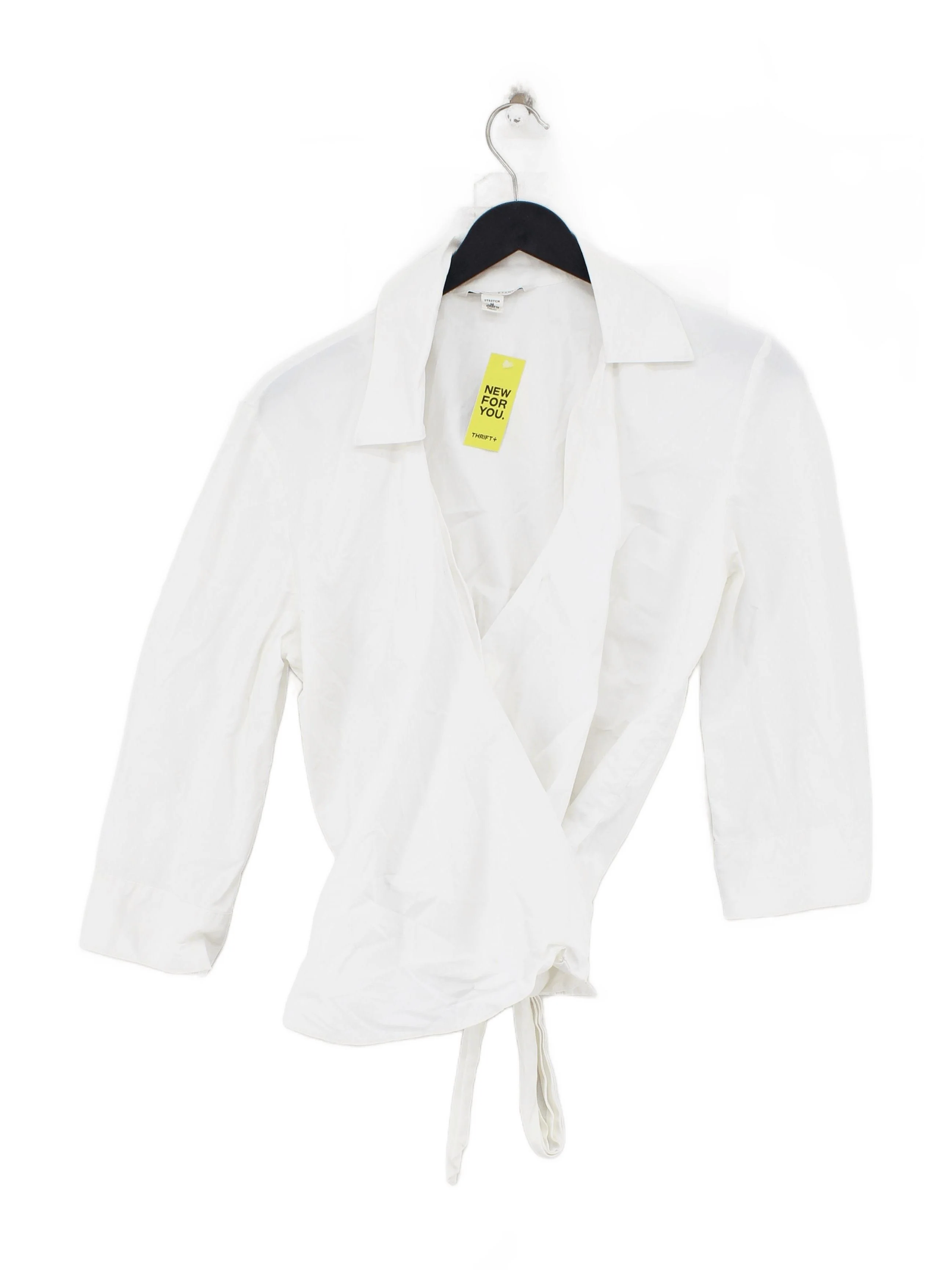 Banana Republic Women's Shirt M White Cotton with Elastane Basic