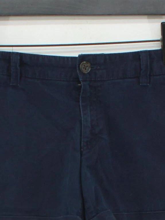 Banana Republic Women's Shorts UK 6 Blue Cotton with Elastane Cut-Off - Image 3