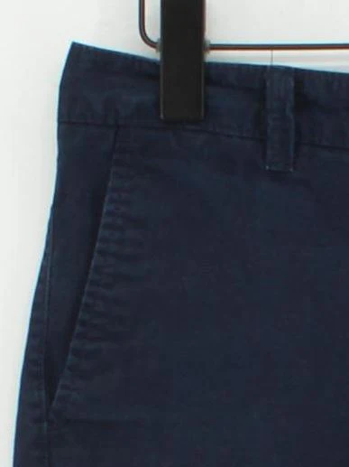 Banana Republic Women's Shorts UK 6 Blue Cotton with Elastane Cut-Off - Image 4