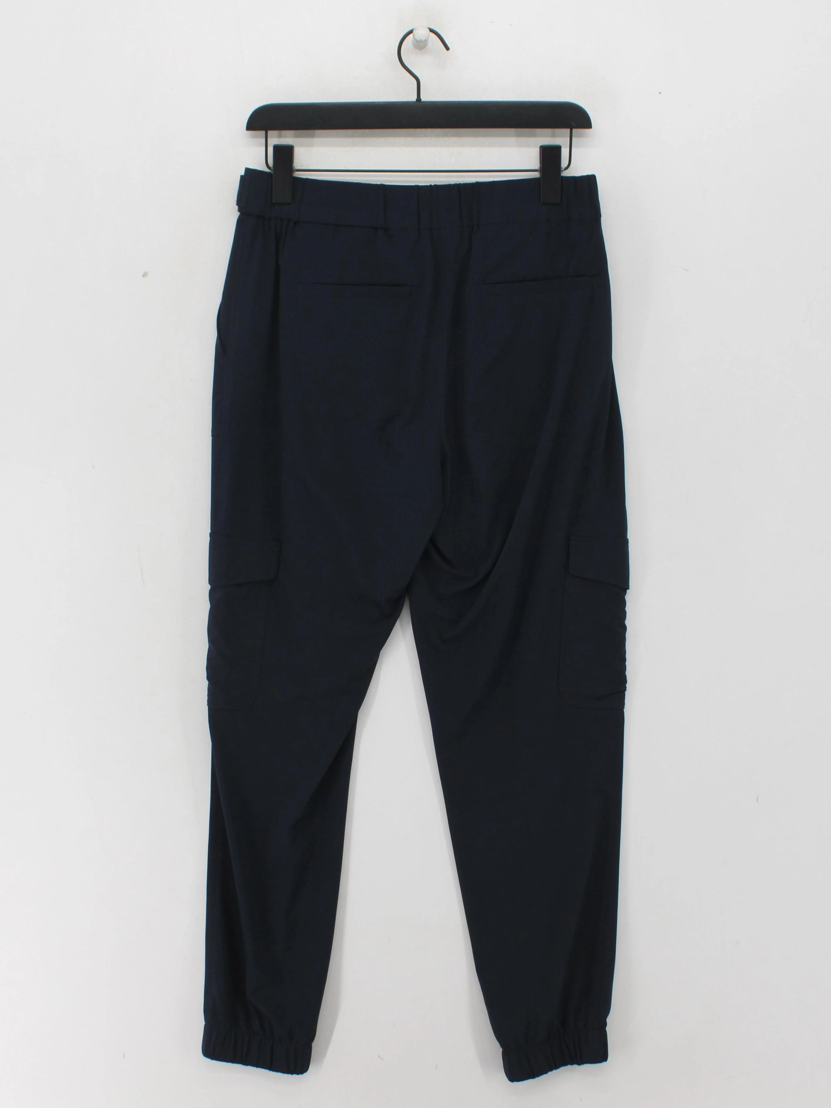 Banana Republic Women's Sports Bottoms S Blue Polyester with Elastane Sweatpants - Image 2