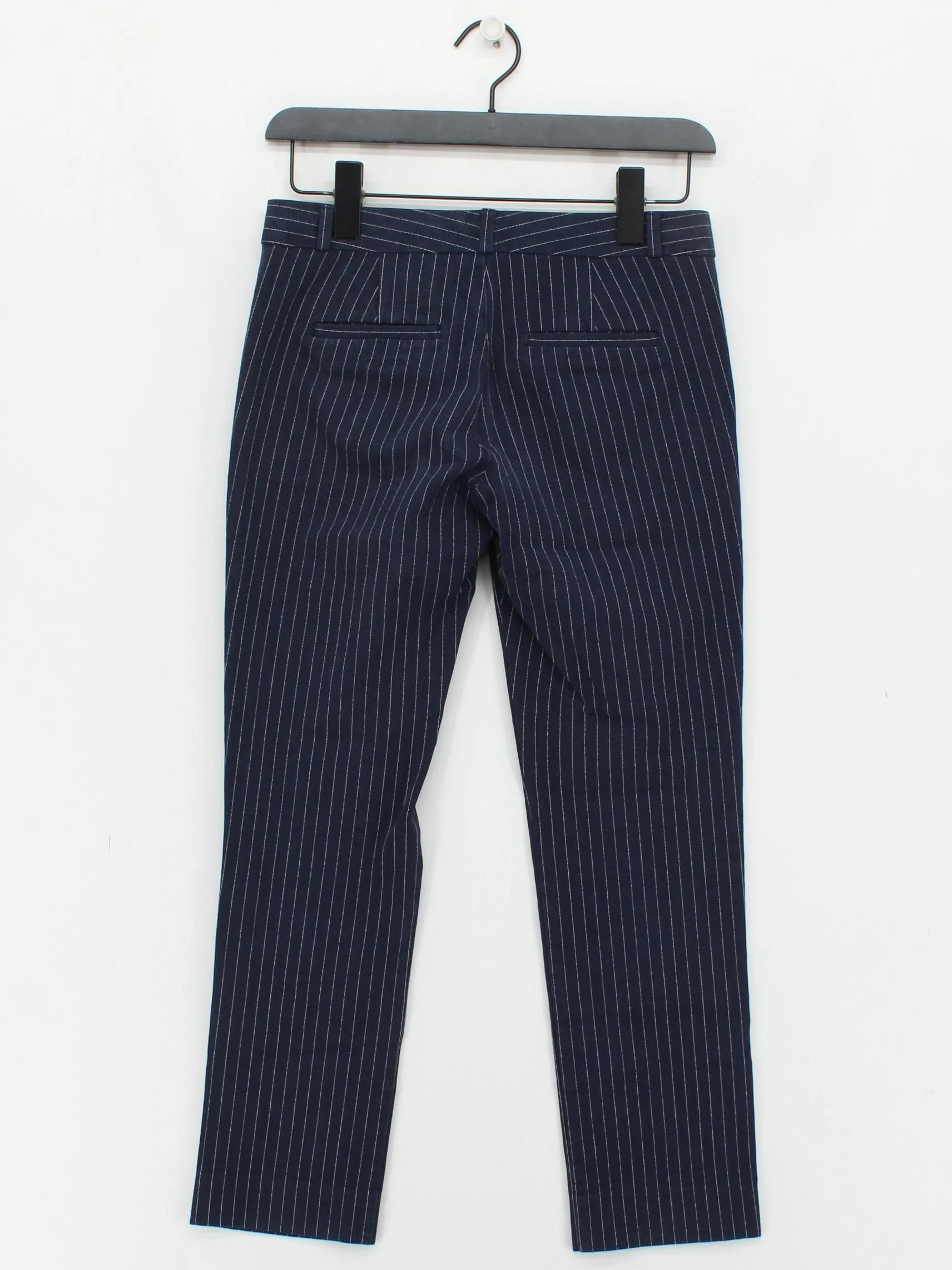 Banana Republic Women's Suit Trousers UK 4 Blue Polyester - Image 2