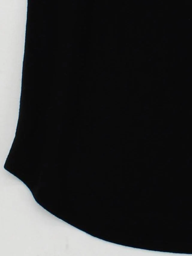 Banana Republic Women's T-Shirt S Black 100% Other Sleeveless Round Neck Basic - Image 4