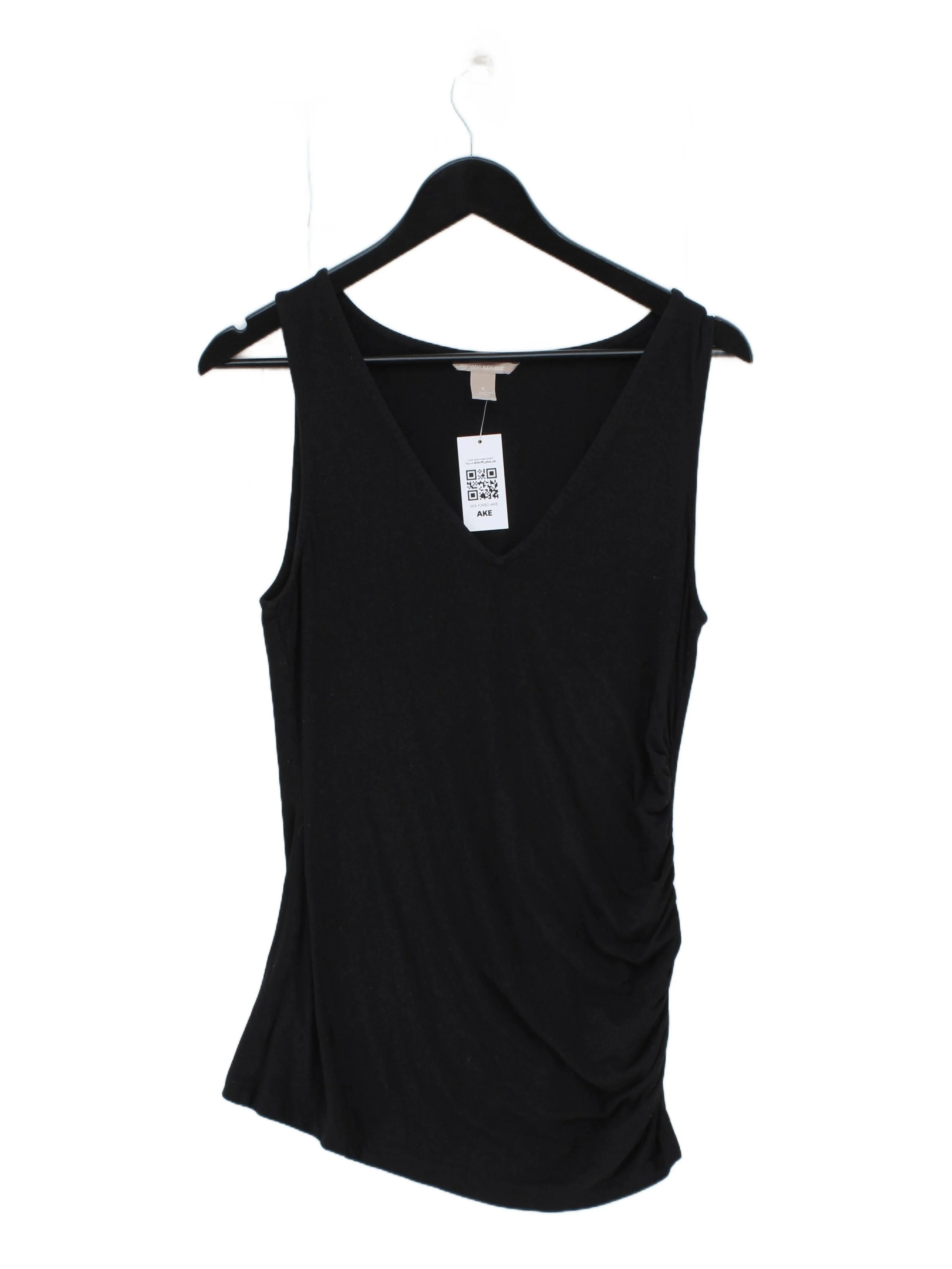 Banana Republic Women's T-Shirt S Black Viscose with Spandex Basic