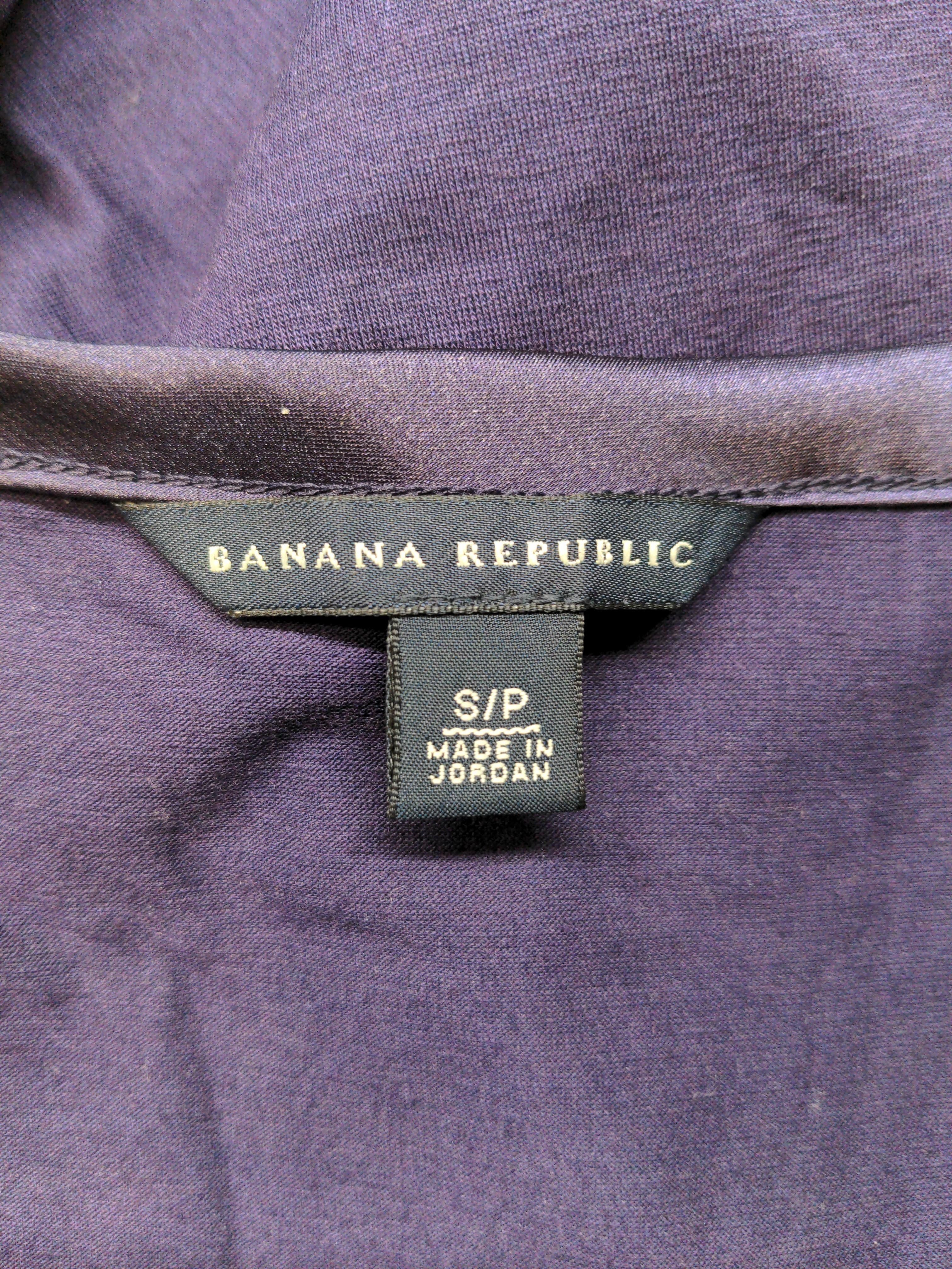 Banana Republic Women's T-Shirt S Purple Viscose - Image 5