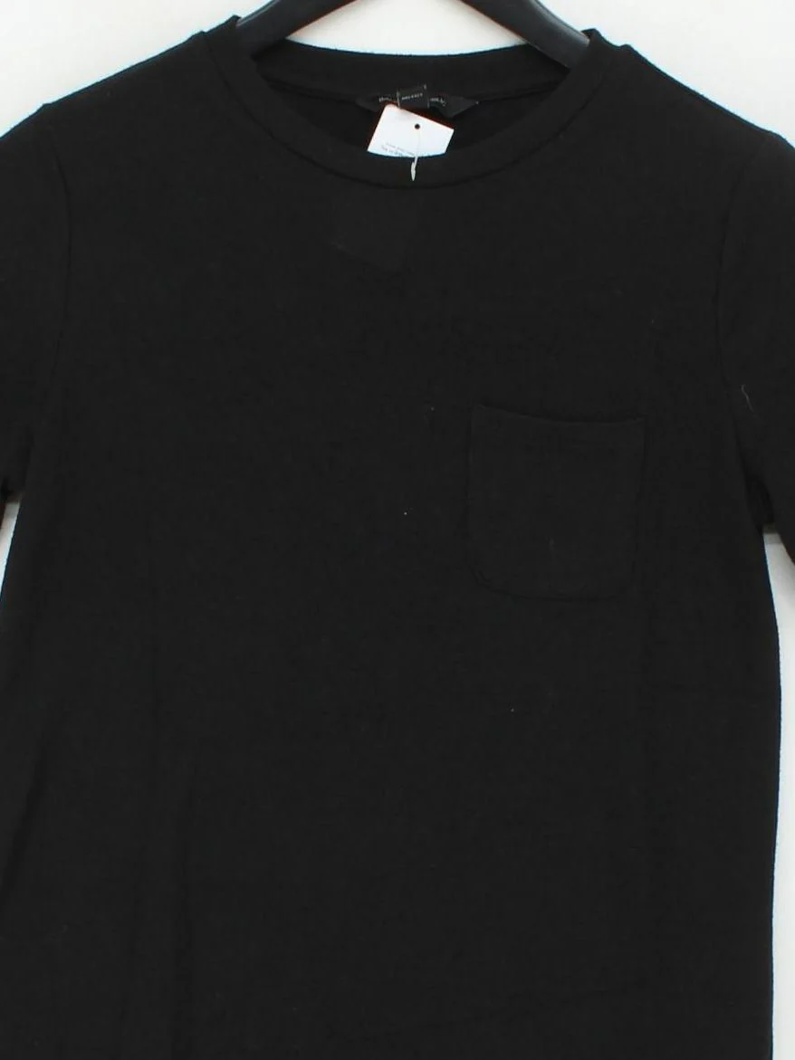 Banana Republic Women's T-Shirt XS Black Viscose with Polyester, Elastane Basic - Image 3