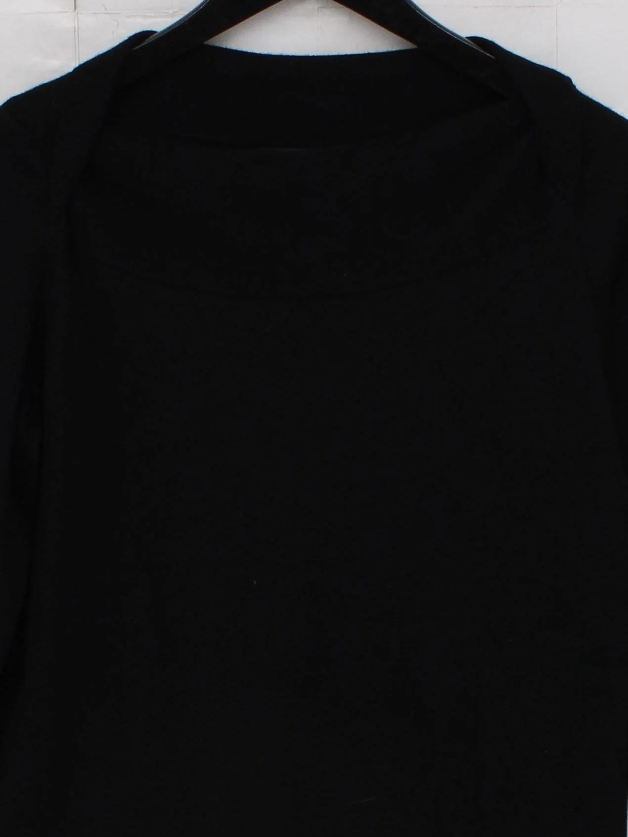 Banana Republic Women's Top L Black Wool with Nylon, Elastane Basic - Image 3