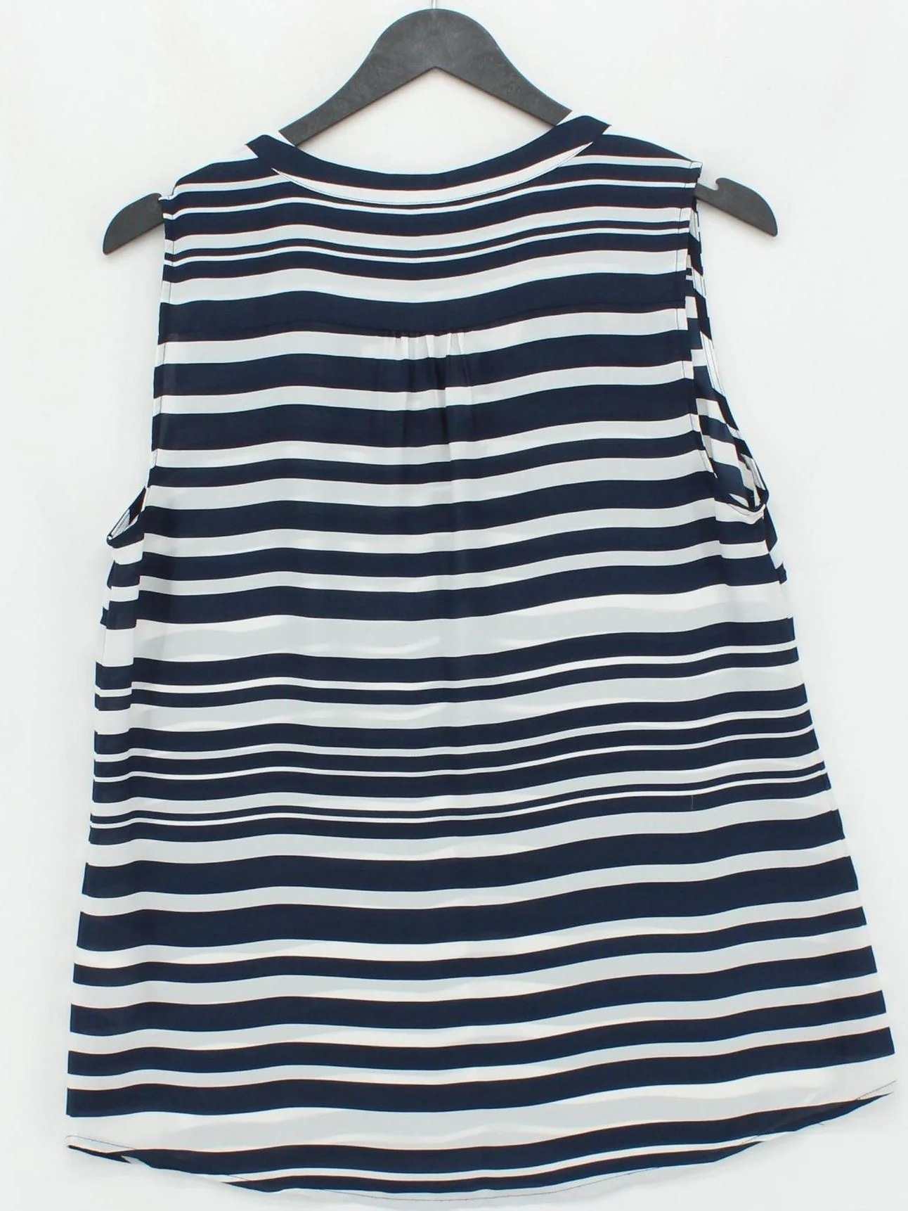 Banana Republic Women's Top M Blue 100% Polyester Basic - Image 2