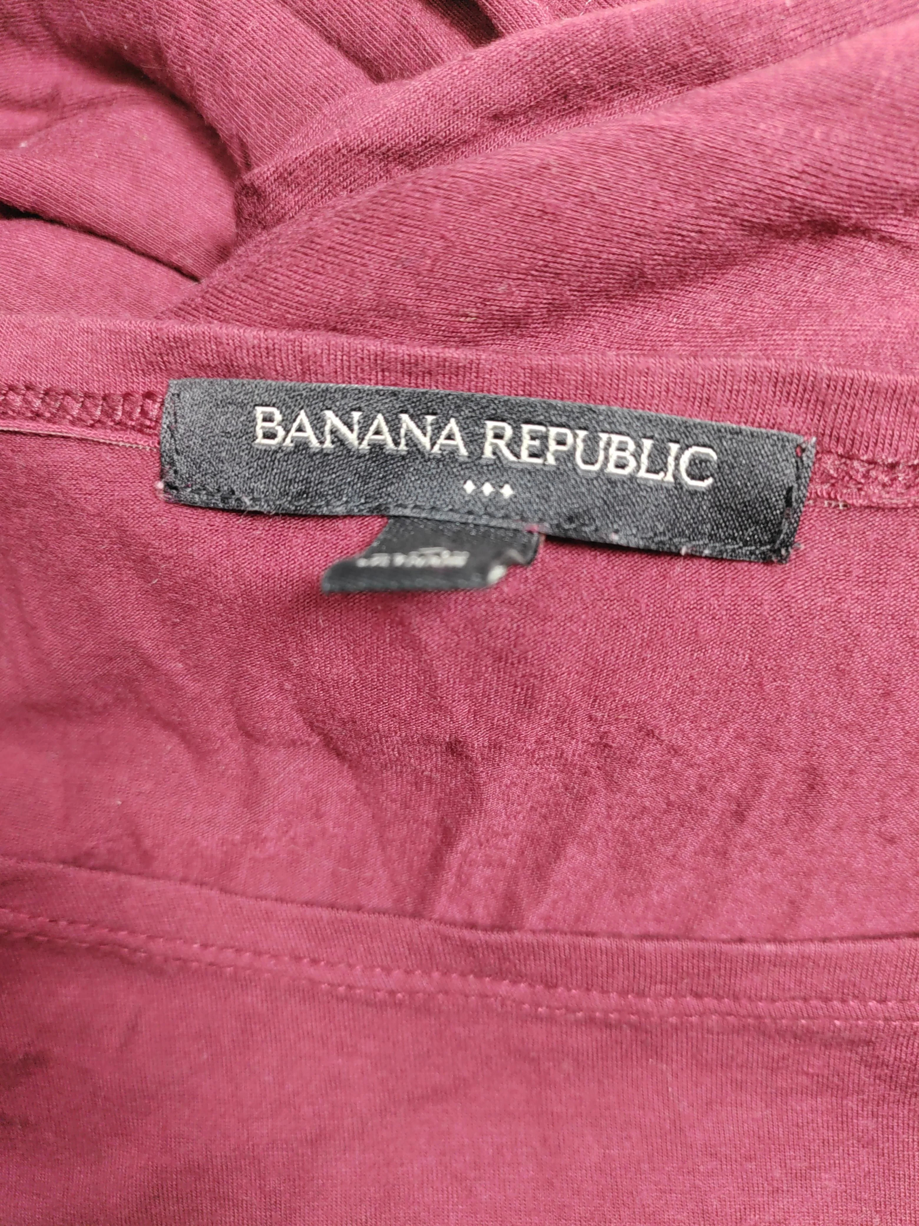 Banana Republic Women's Top S Red Rayon with Elastane Basic - Image 6