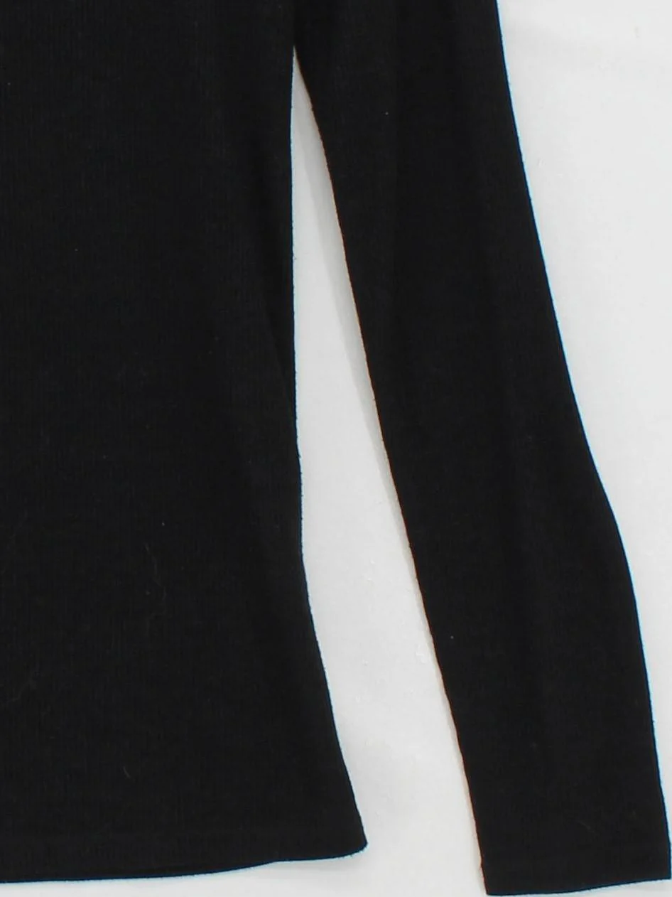 Banana Republic Women's Top XS Black Polyester with Rayon Basic - Image 4