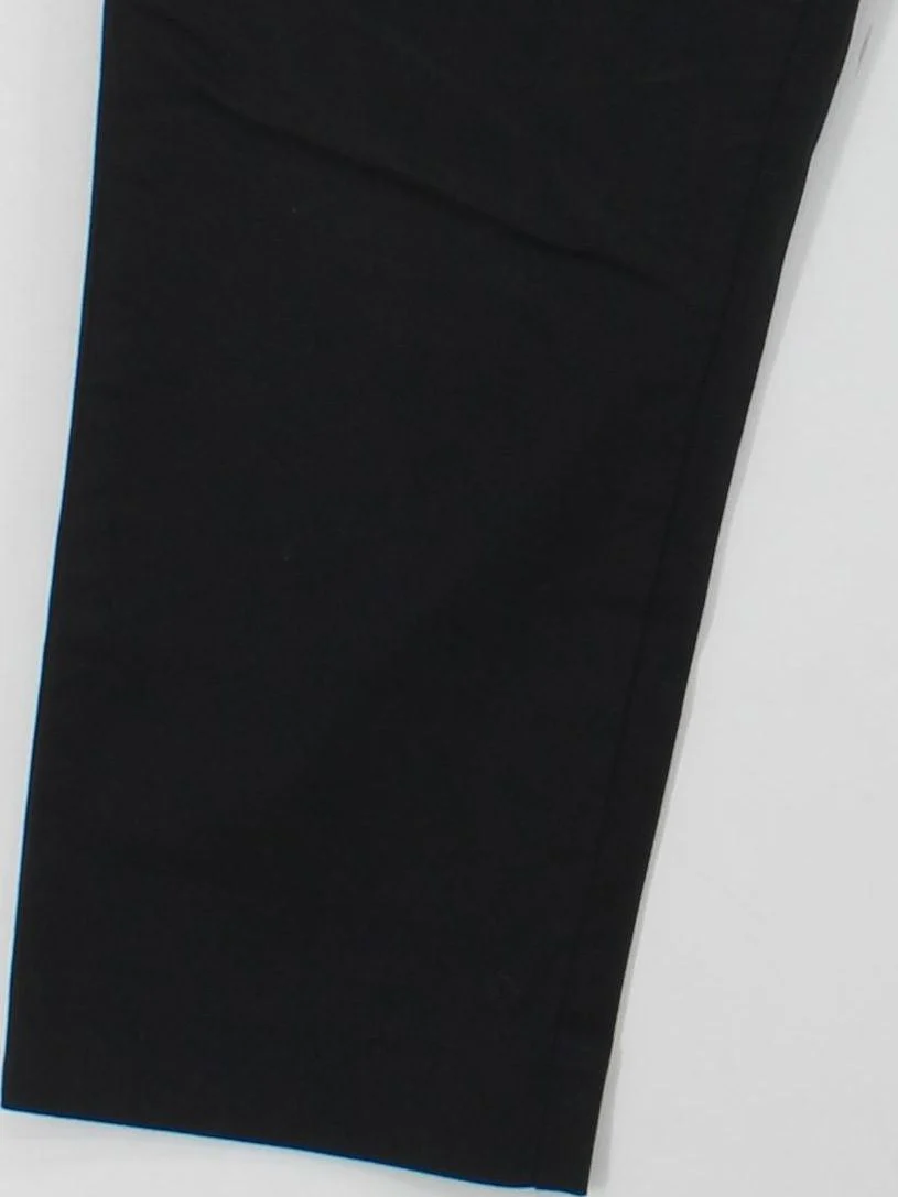 Banana Republic Women's Trousers UK 10 Black Cotton with Elastane Cropped - Image 4