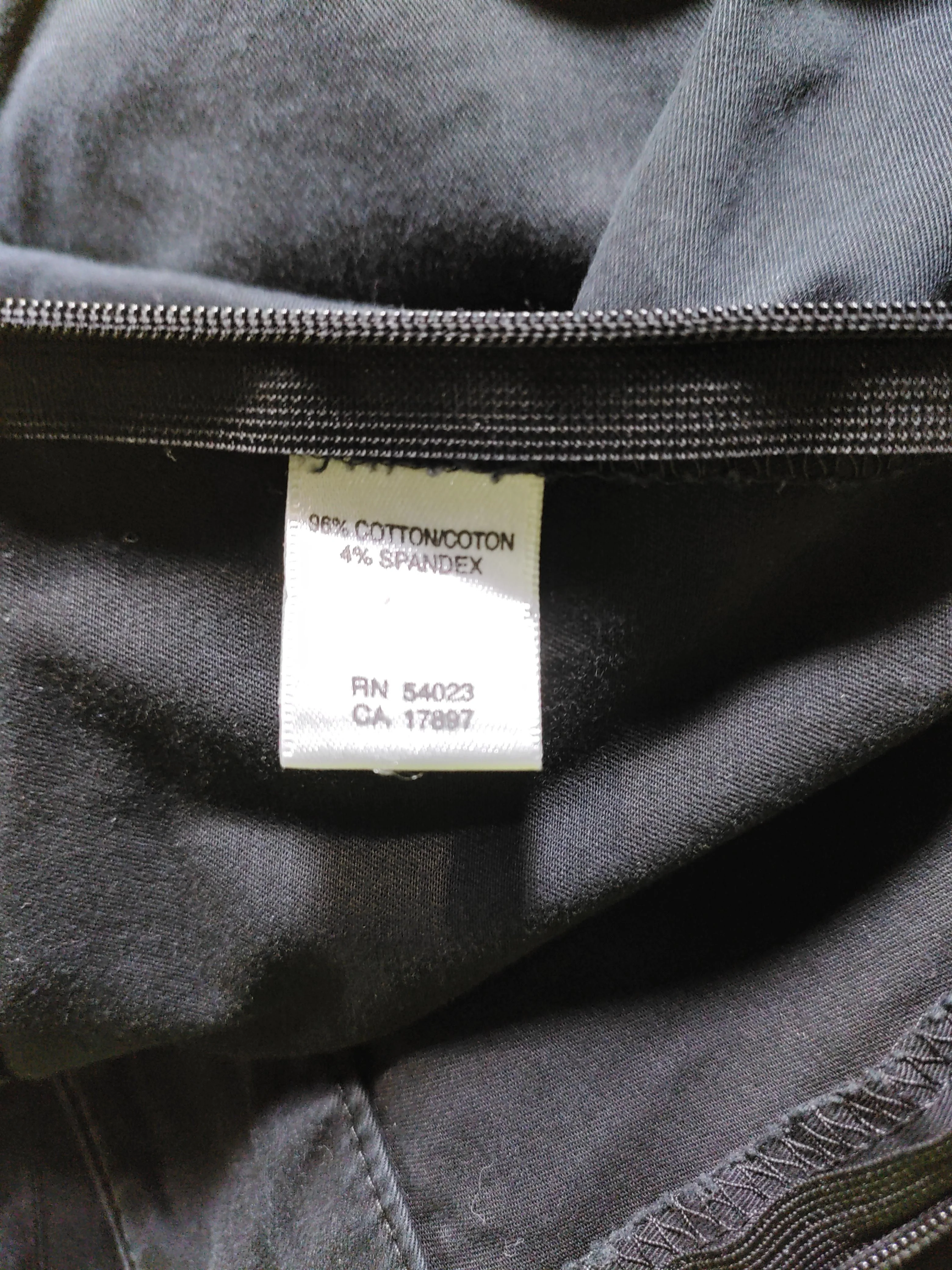 Banana Republic Women's Trousers UK 10 Black Cotton with Spandex Straight Chino - Image 6