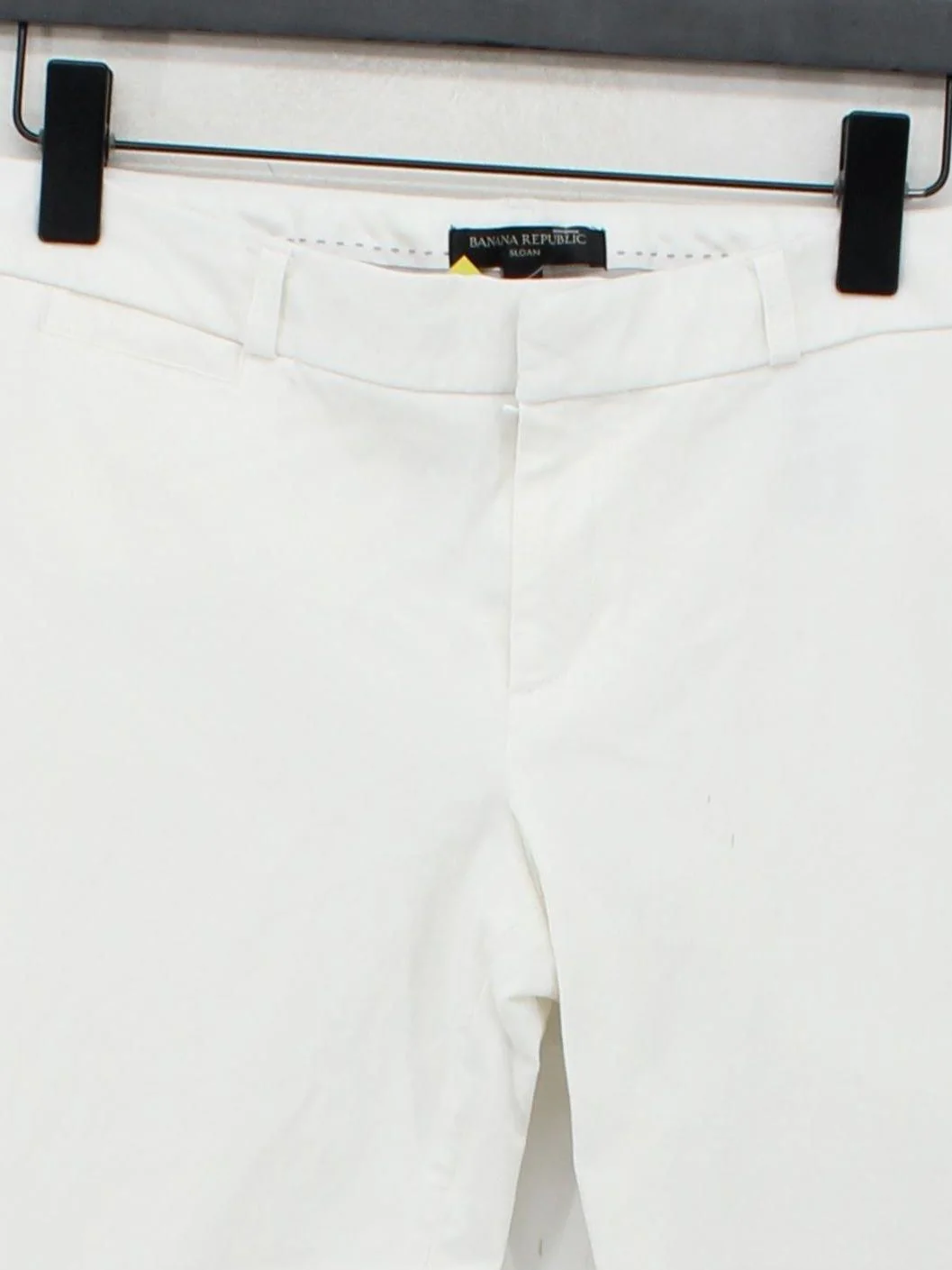 Banana Republic Women's Trousers UK 14 White Viscose - Image 3