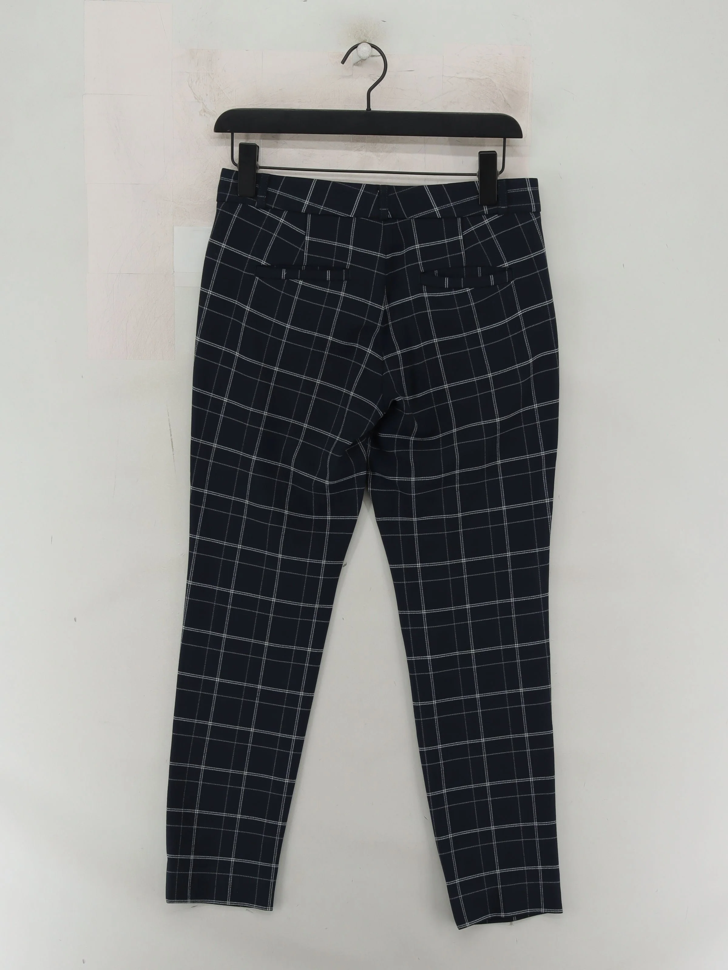 Banana Republic Women's Trousers UK 4 Blue Polyester with Rayon, Elastane Chino - Image 2