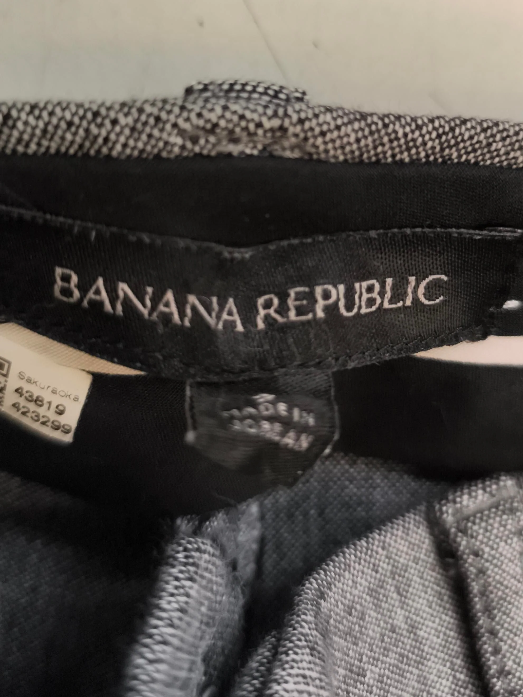 Banana Republic Women's Trousers UK 6 Grey Cotton with Viscose, Elastane Chino - Image 5