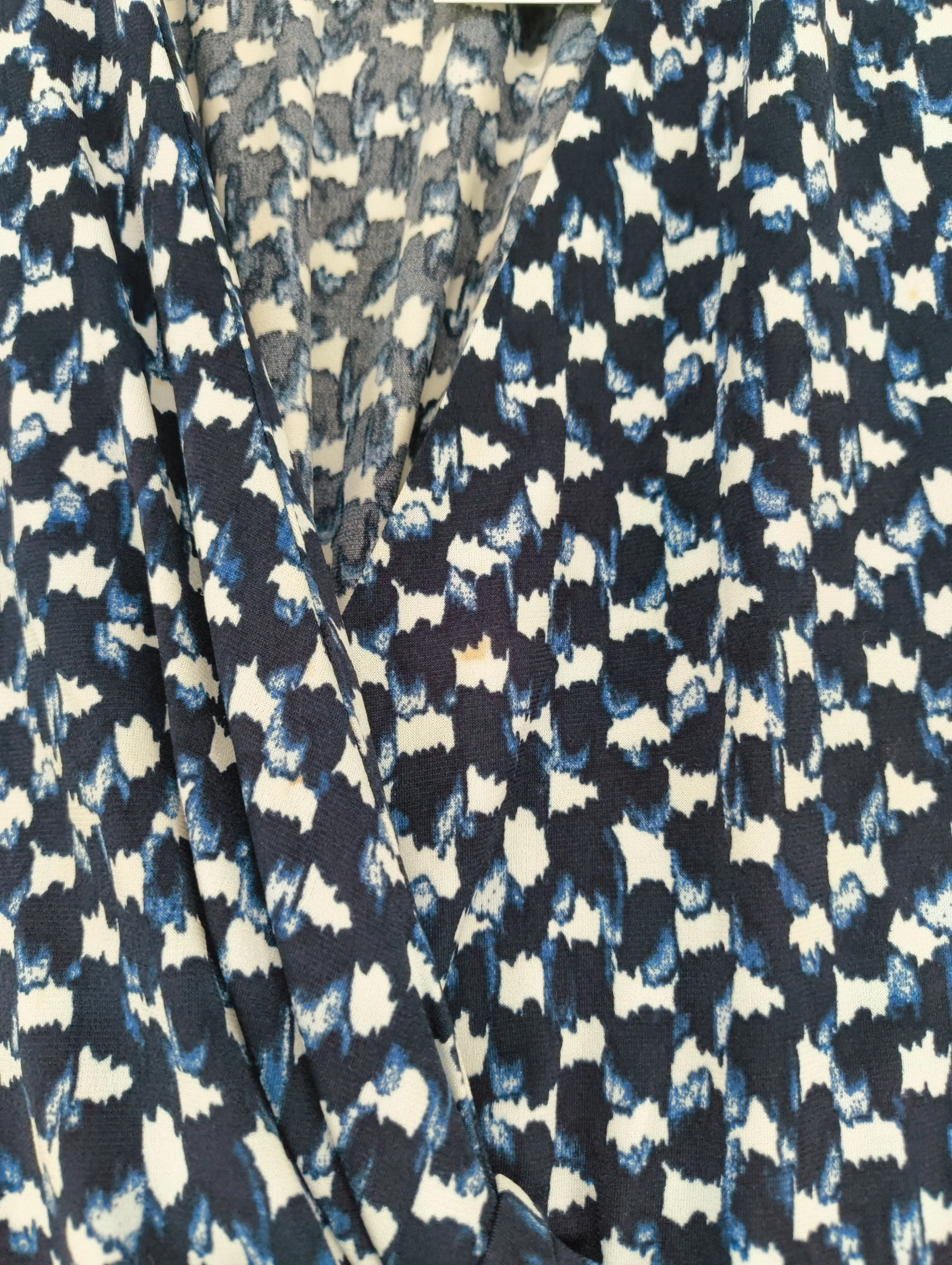 Banana Republic Wrap Mini Dress S in Blue - Image 5