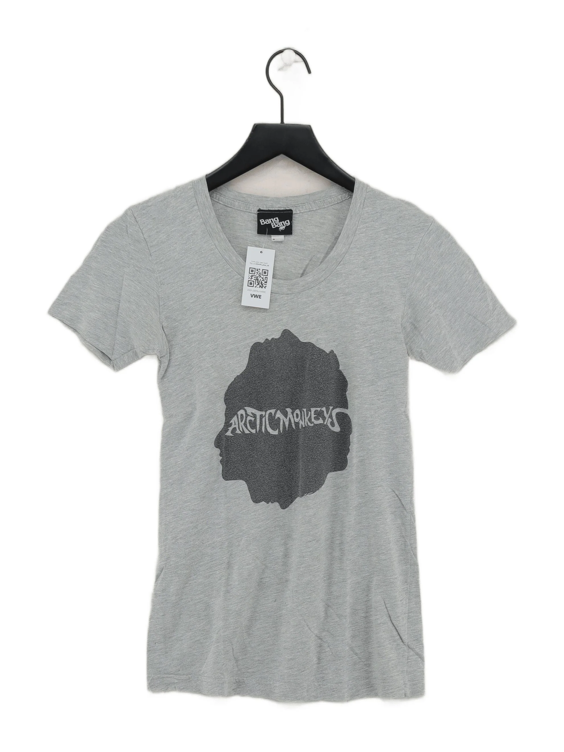 Bangbang Women's T-Shirt M Grey 100% Cotton Basic