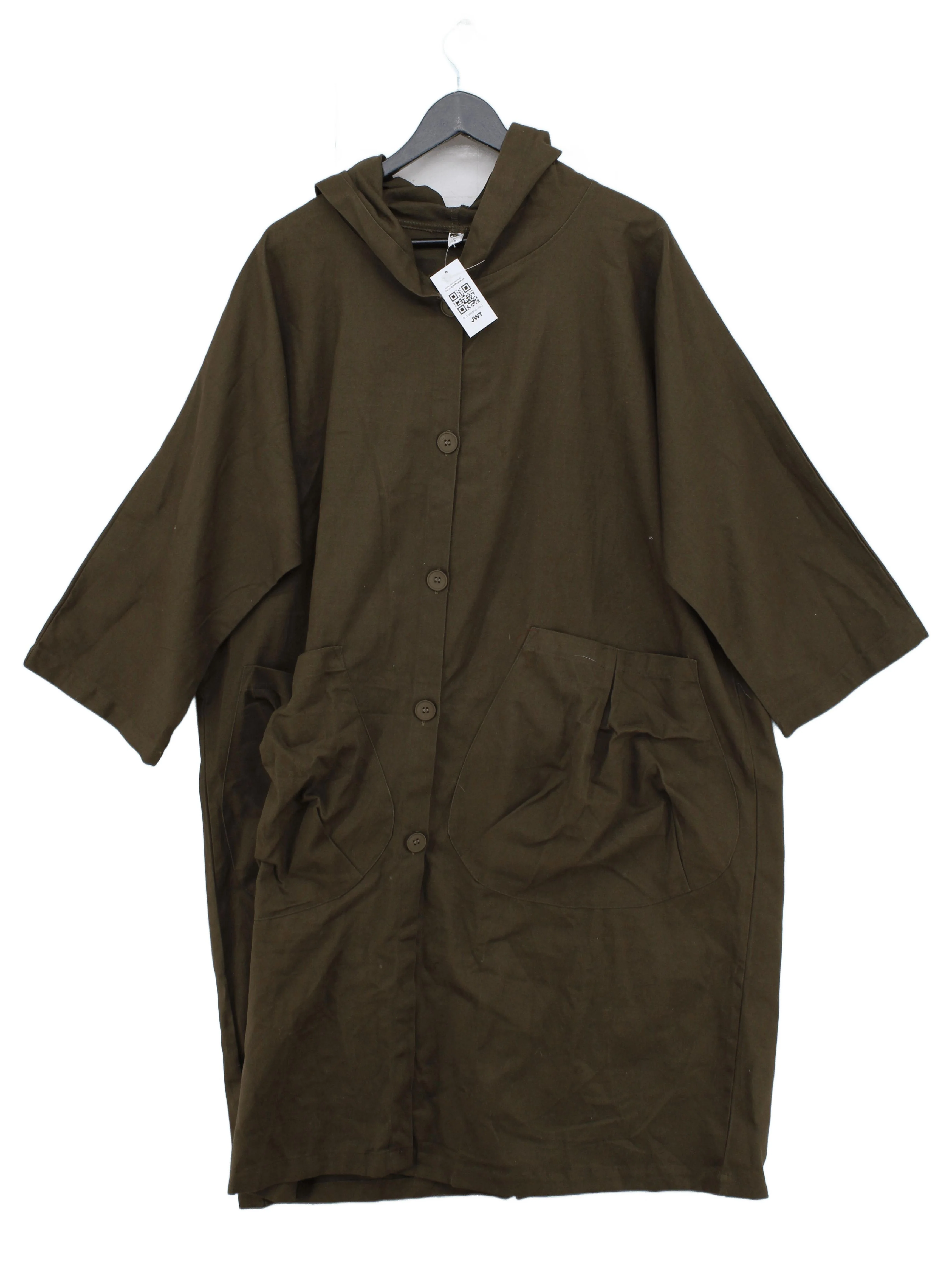 Bape Women's Coat L Green 100% Other Anorak