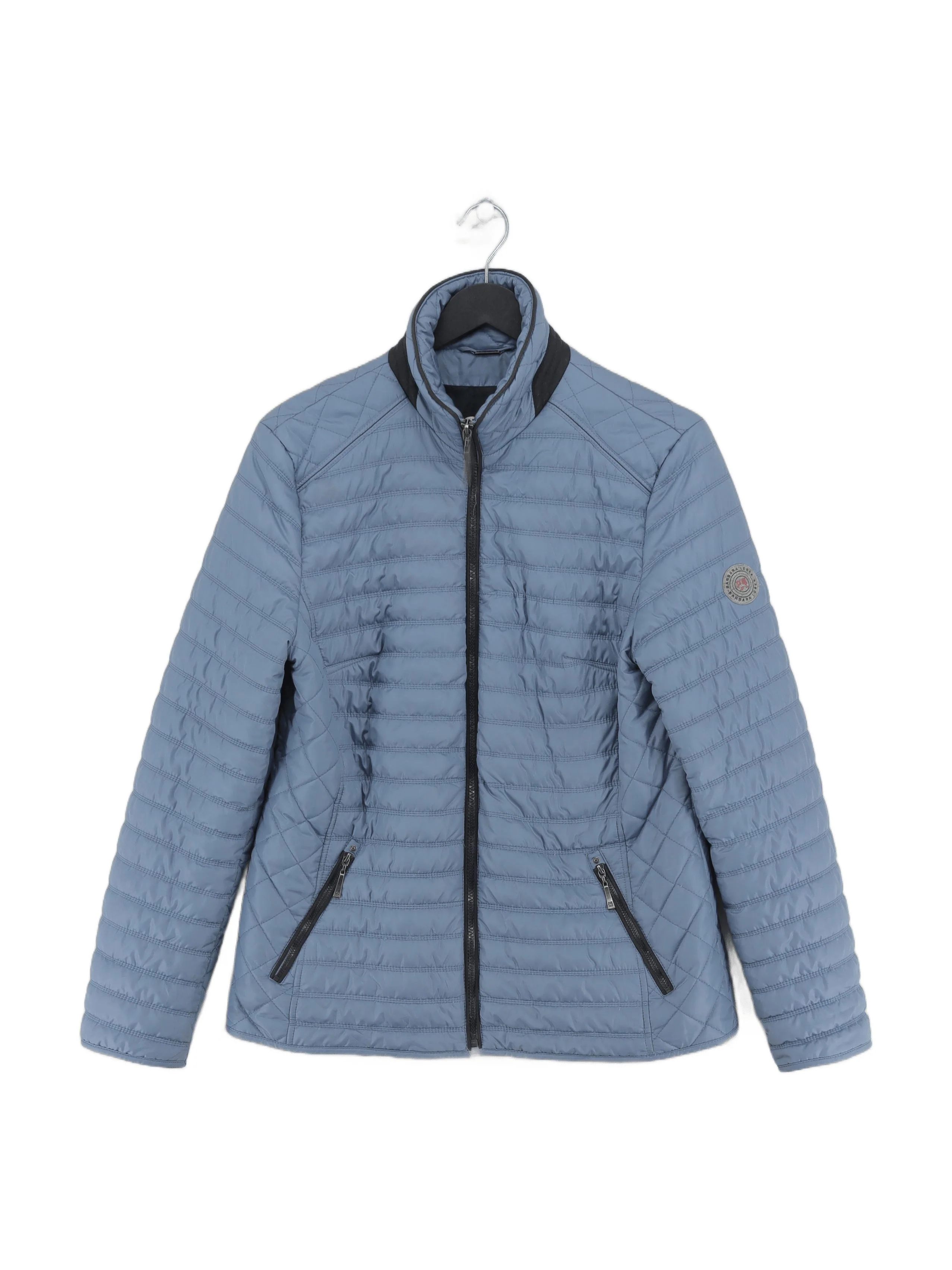 Barbara Lebek Women's Coat UK 12 Blue 100% Polyester Puffer Jacket