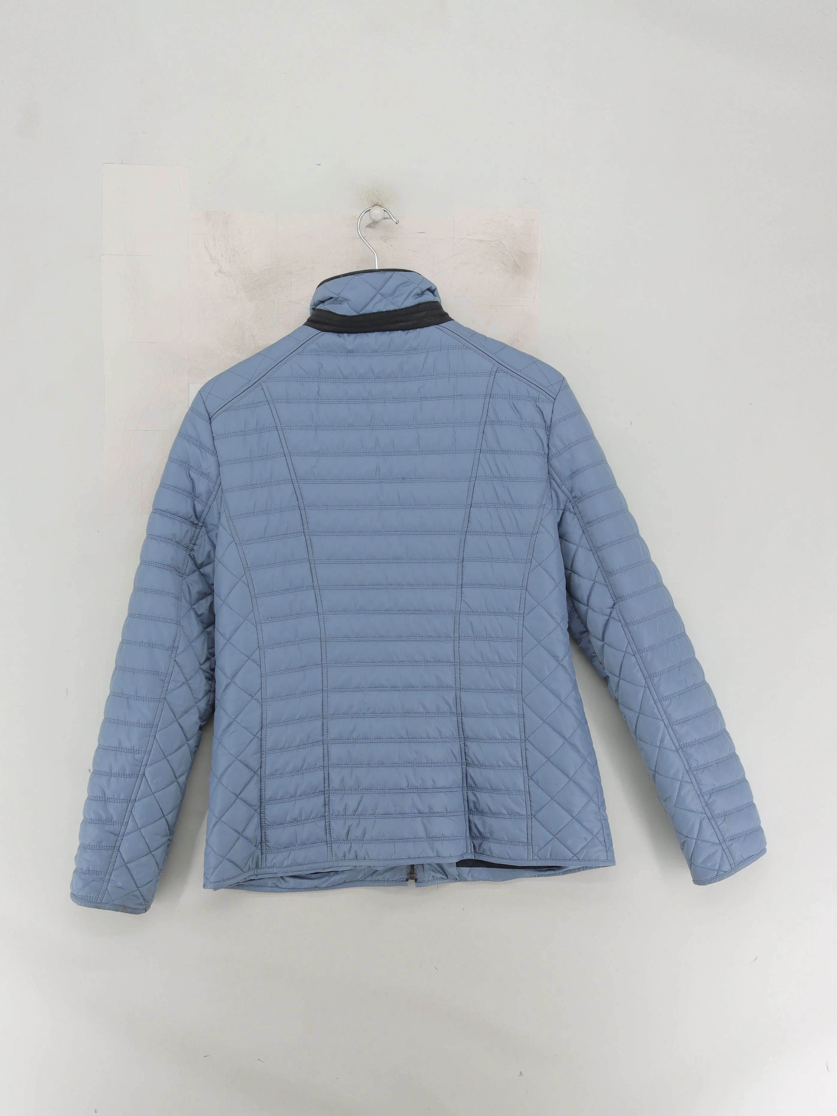 Barbara Lebek Women's Coat UK 12 Blue 100% Polyester Puffer Jacket - Image 2