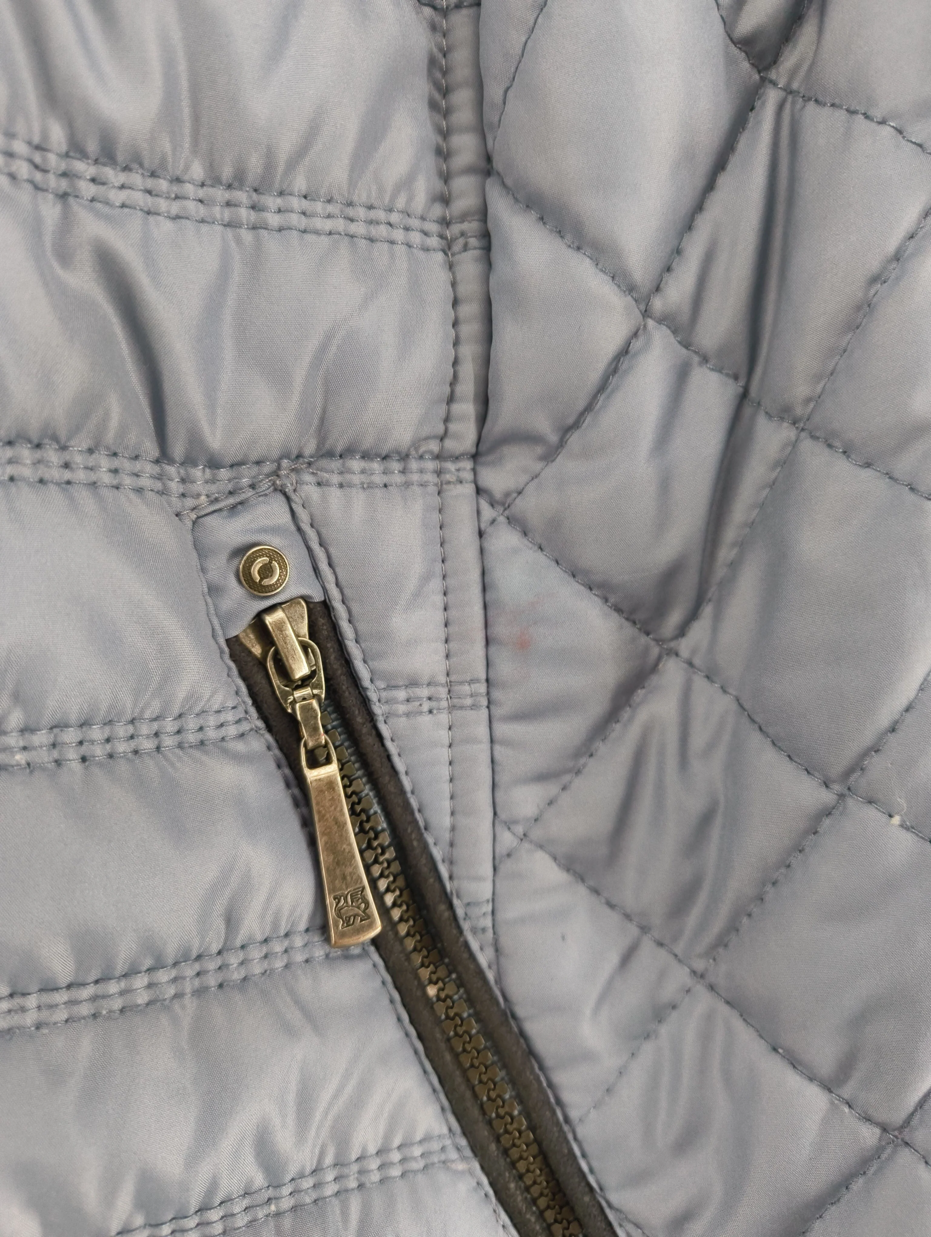 Barbara Lebek Women's Coat UK 12 Blue 100% Polyester Puffer Jacket - Image 5