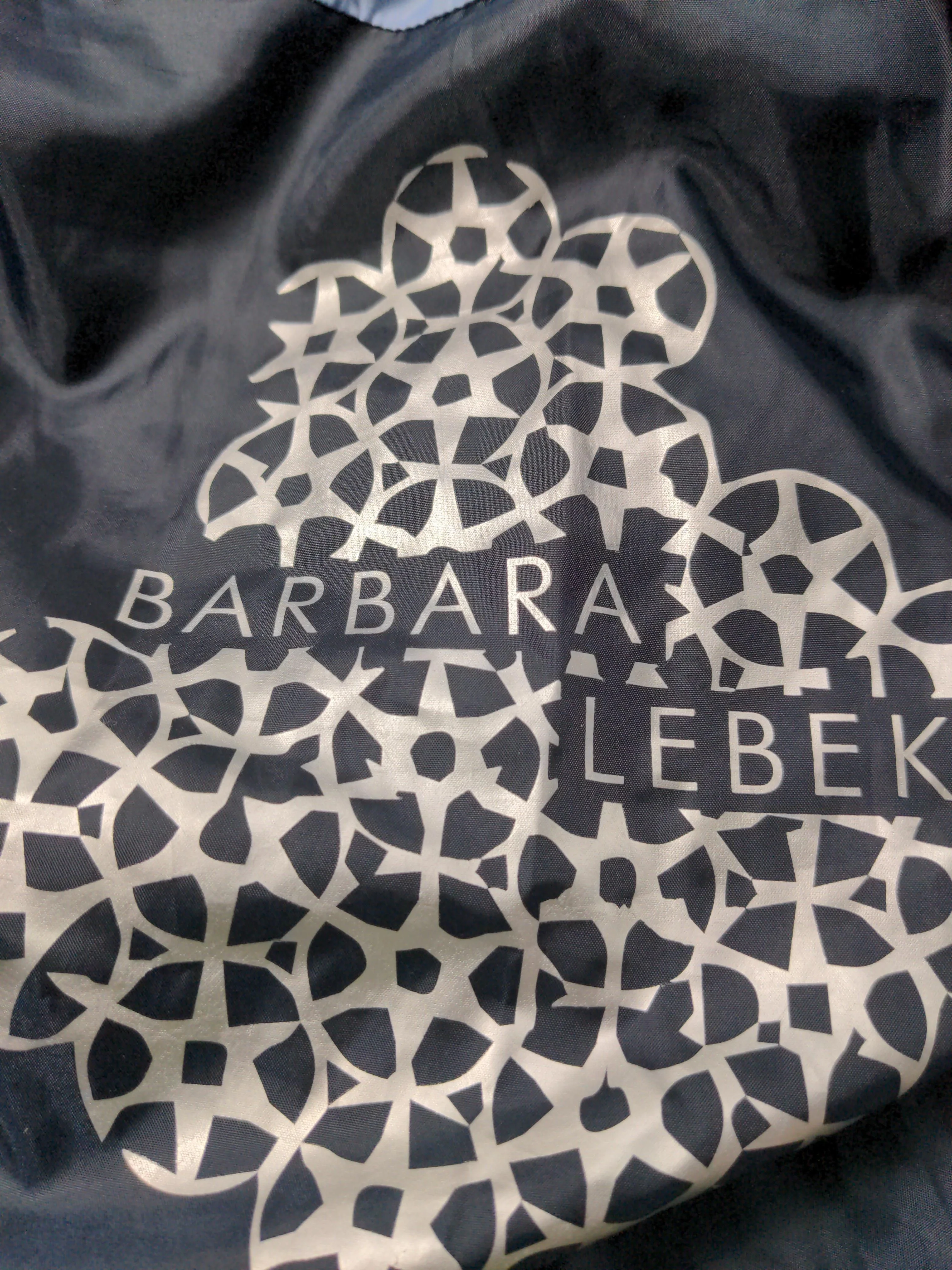 Barbara Lebek Women's Coat UK 12 Blue 100% Polyester Puffer Jacket - Image 6