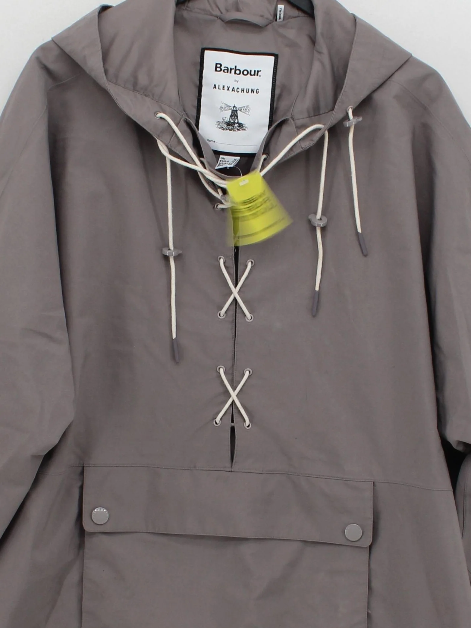 barbour & alexa chung Rain Coat jacket grey - Image 3
