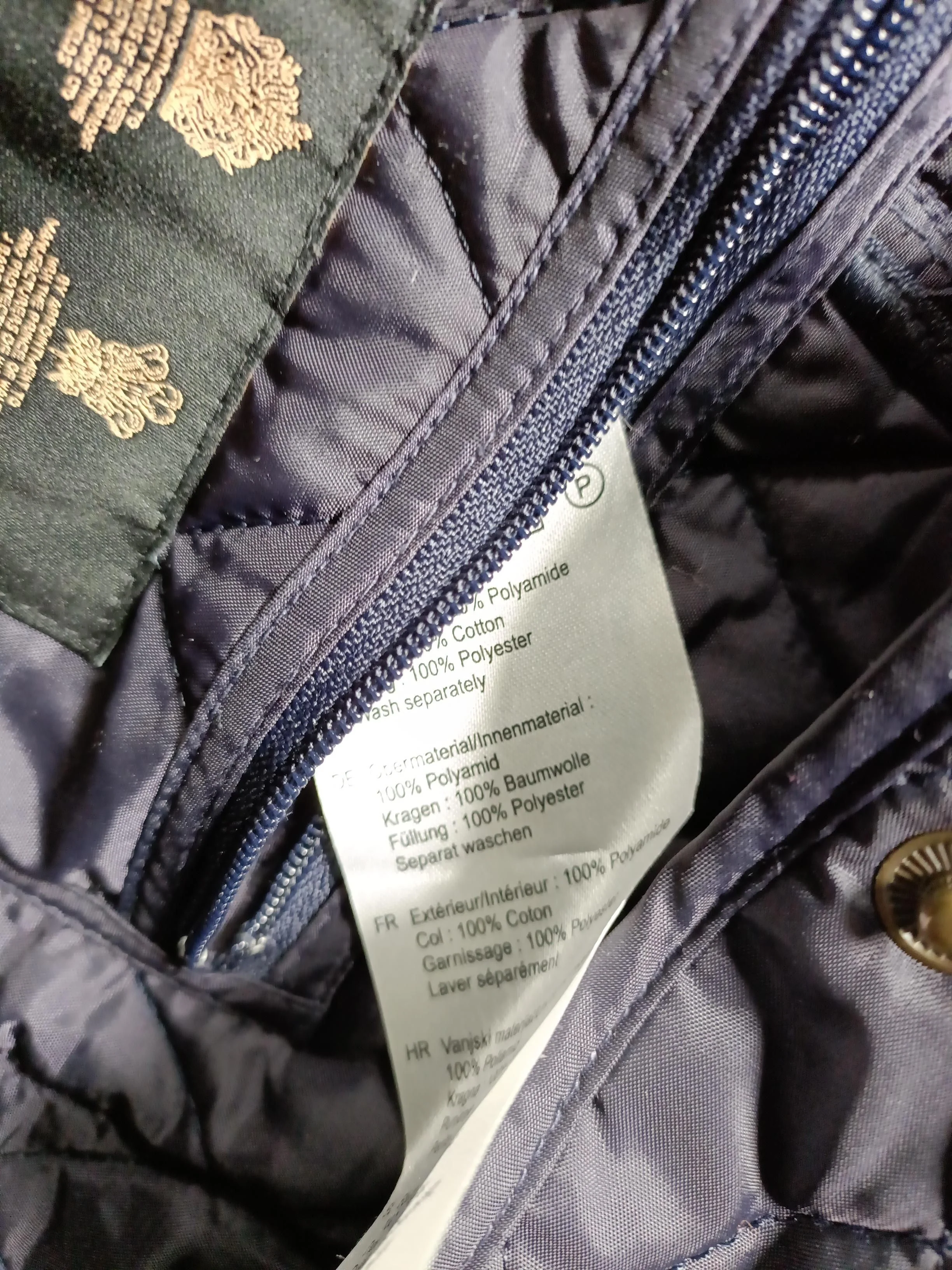 Barbour Bomber Jacket jacket blue - Image 7