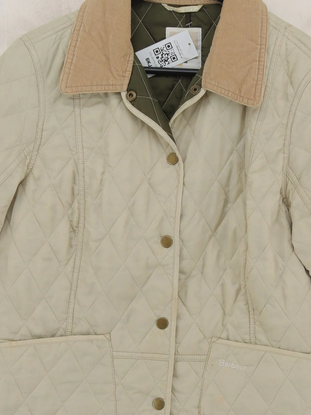 Barbour Bomber Jacket jacket cream - Image 3