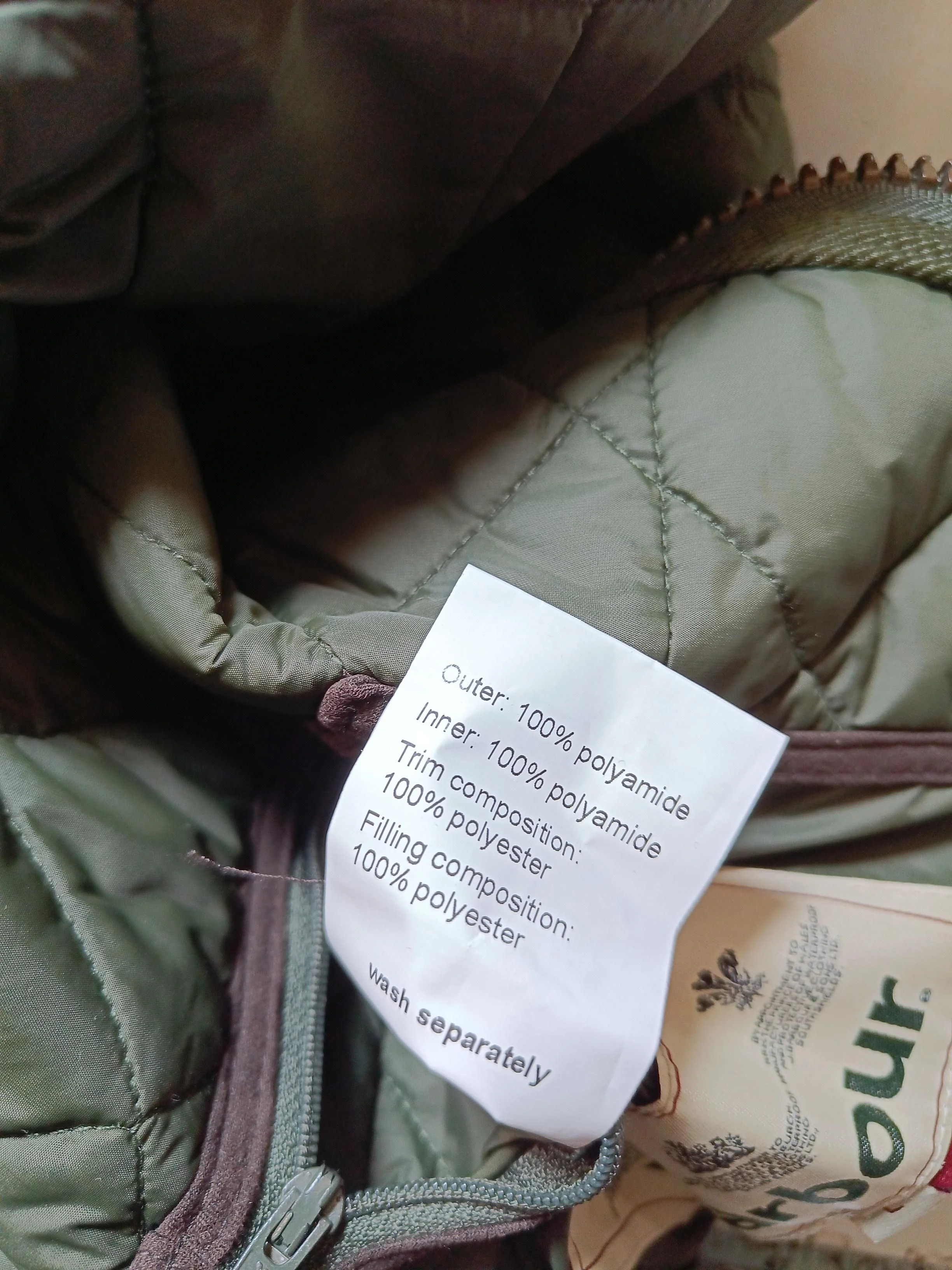 Barbour Bomber Jacket jacket green - Image 6
