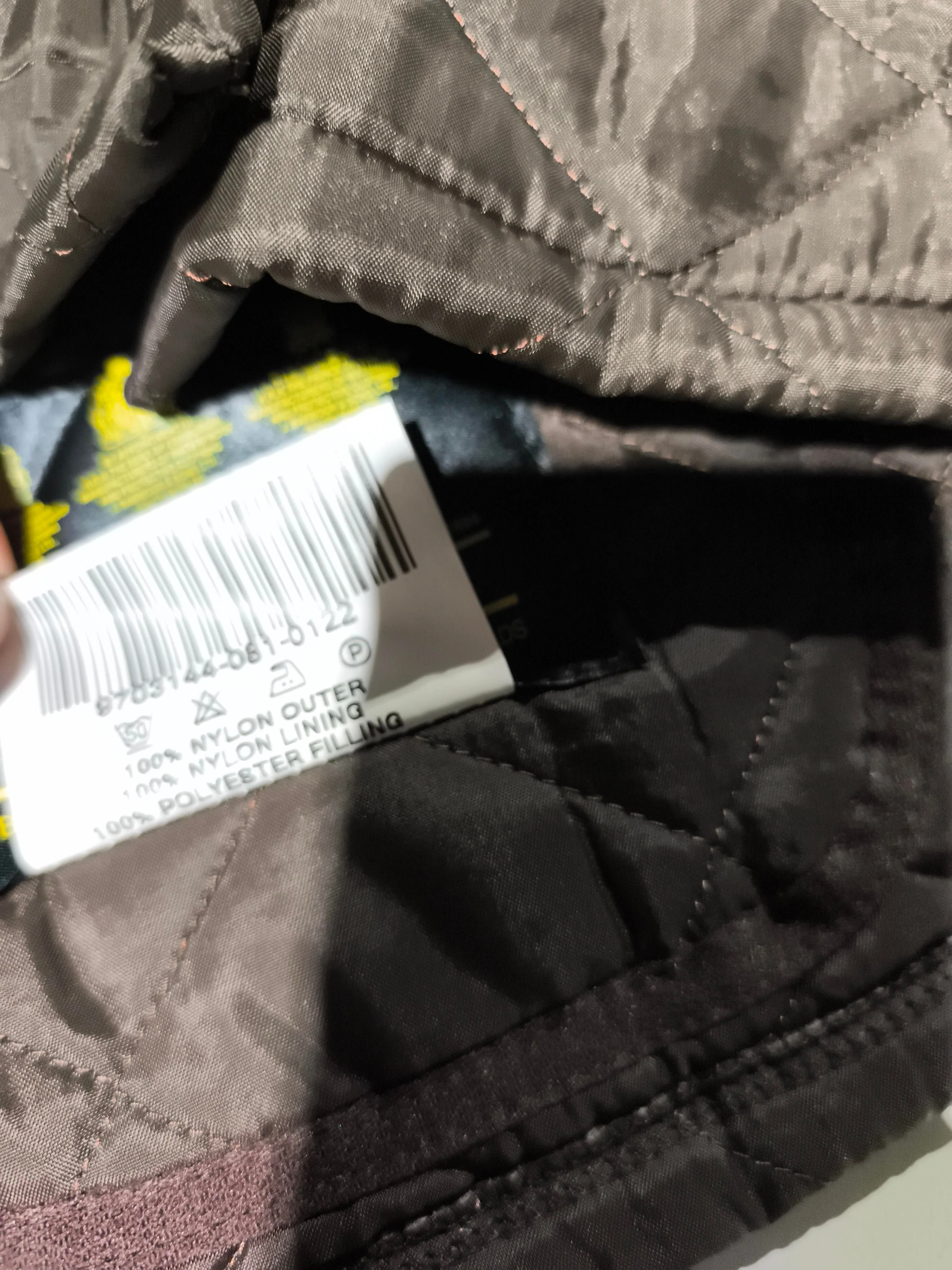 Barbour Men's Coat M Brown Nylon with Polyester Overcoat - Image 6