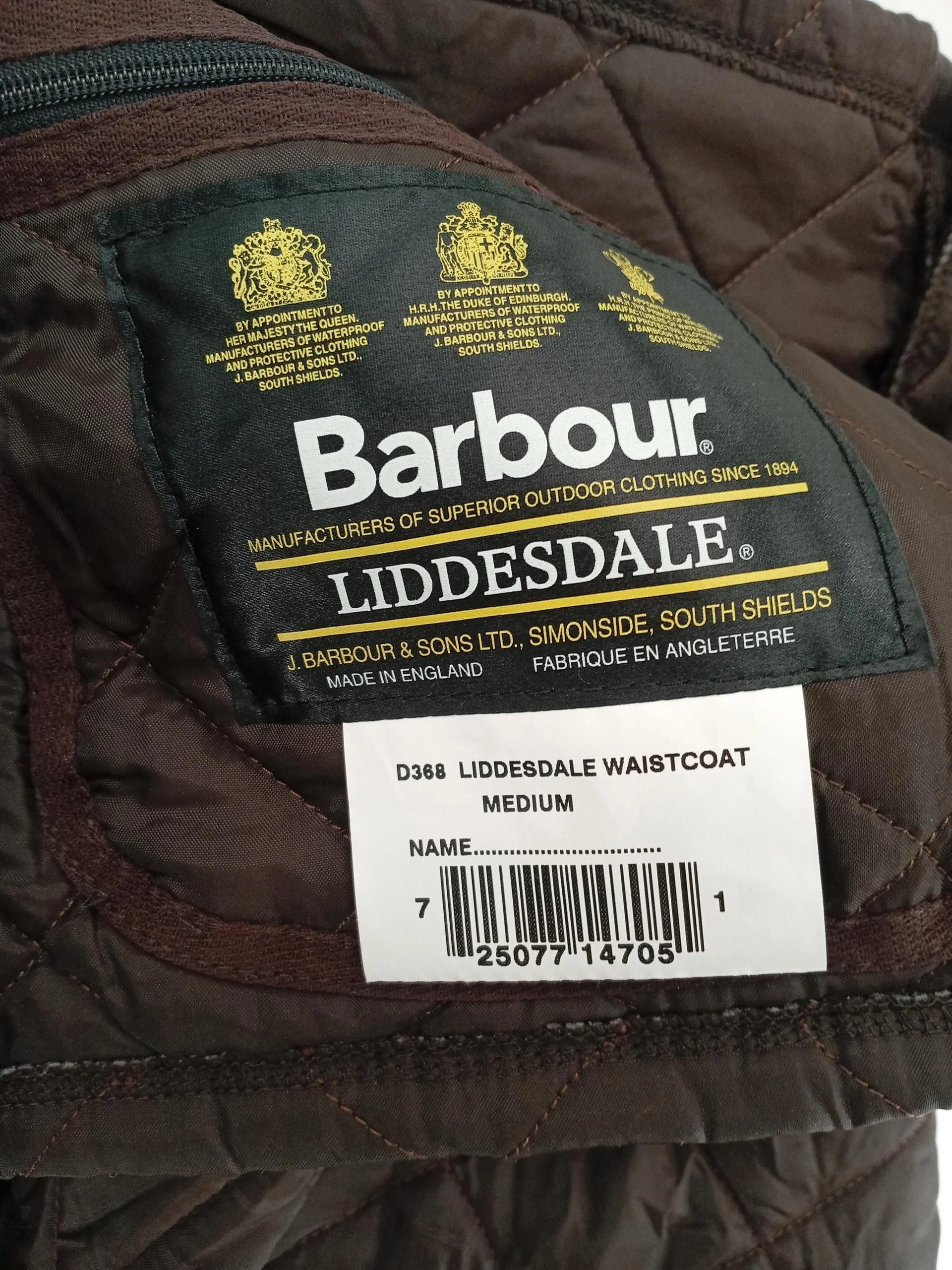 Barbour Men's Coat M Brown Nylon with Polyester Overcoat - Image 7