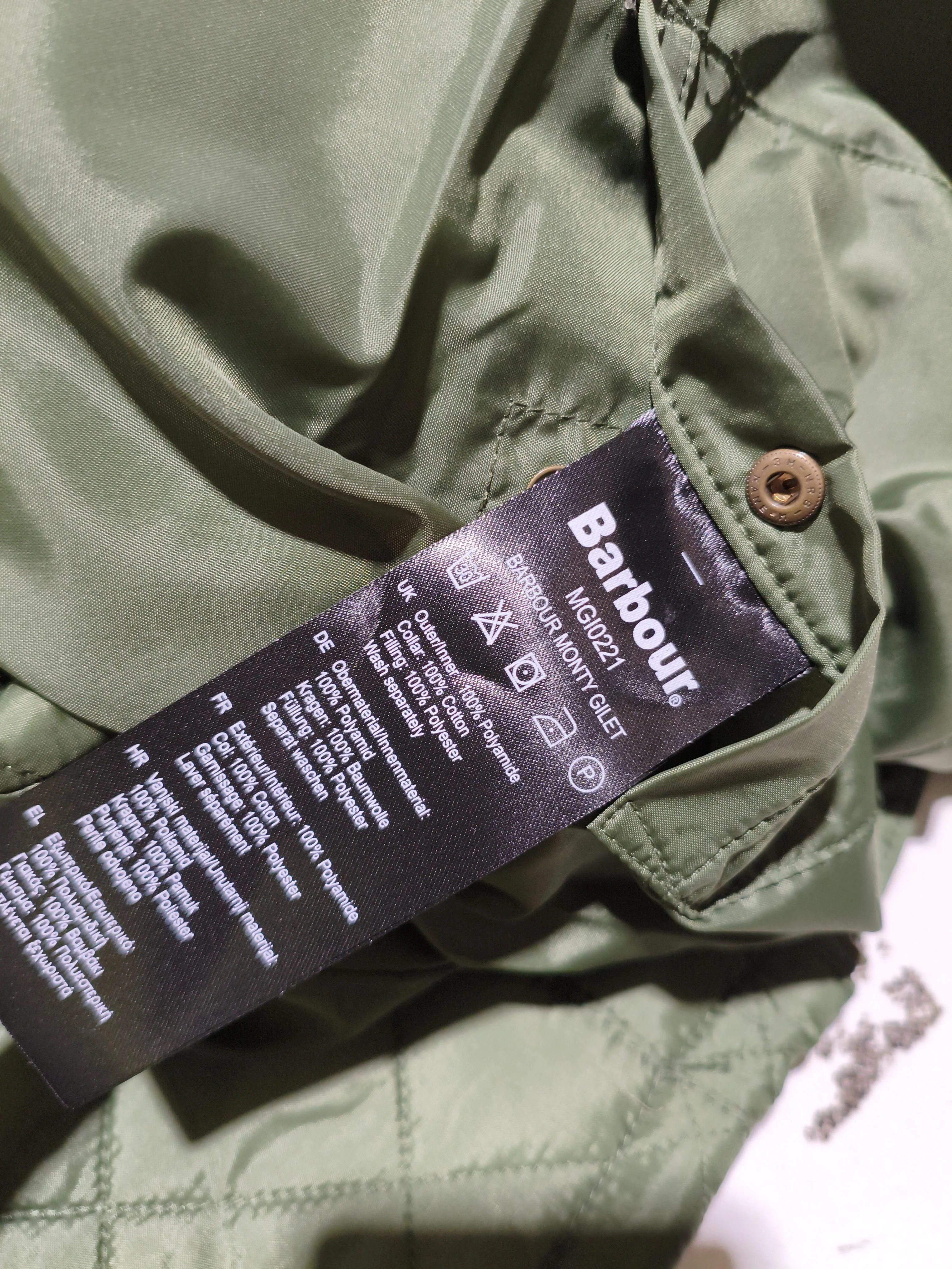 Barbour Men's Coat M Green Polyamide with Cotton, Polyester Overcoat - Image 6