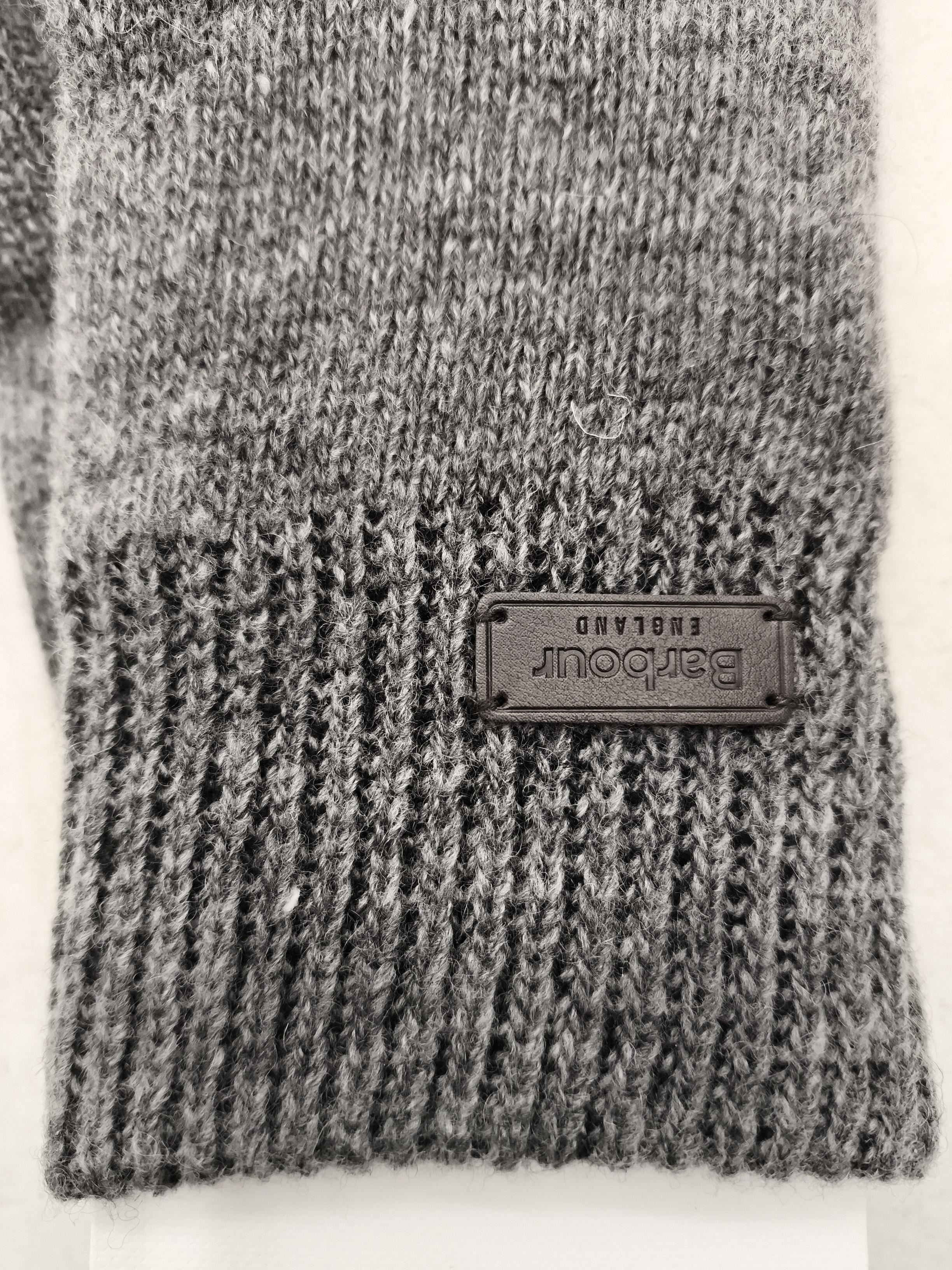 Barbour Men's Gloves Grey Wool with Polyamide, Polyester Glove New with tags - Image 4