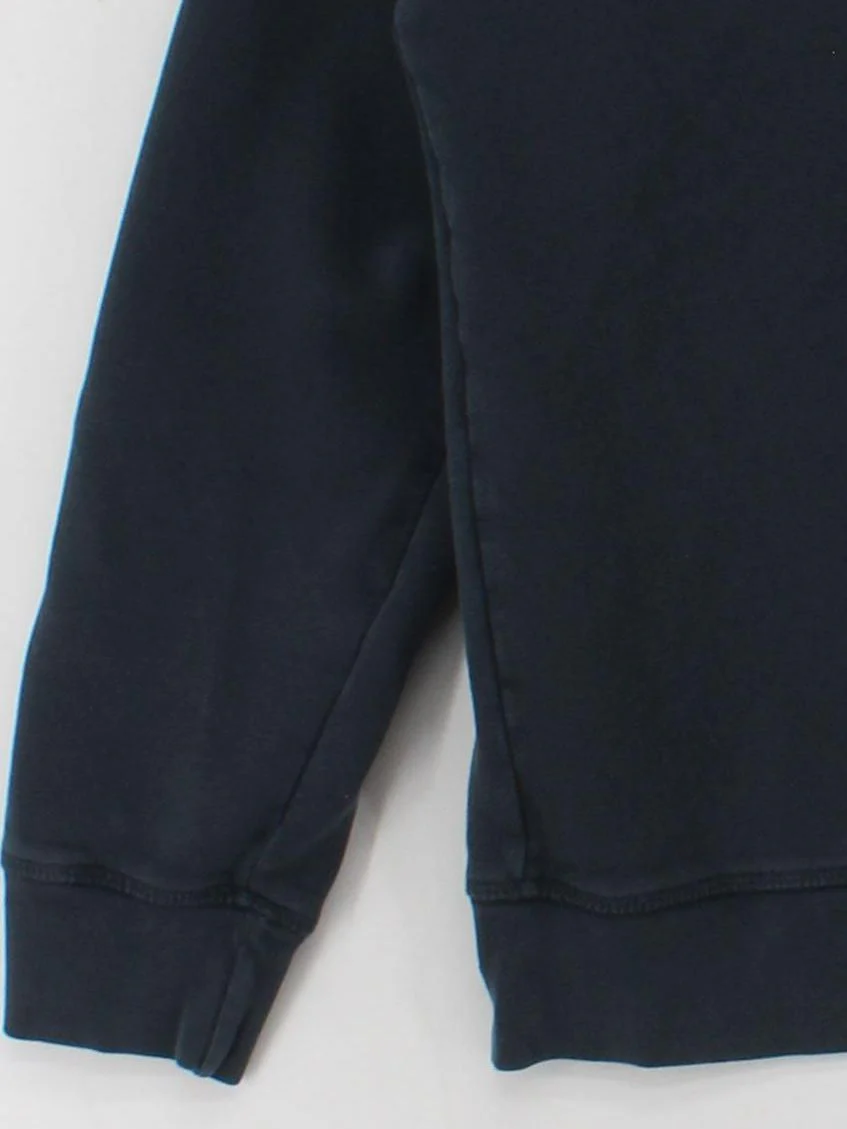 Barbour Men's Hoodie M Blue Cotton with Polyester Pullover - Image 4