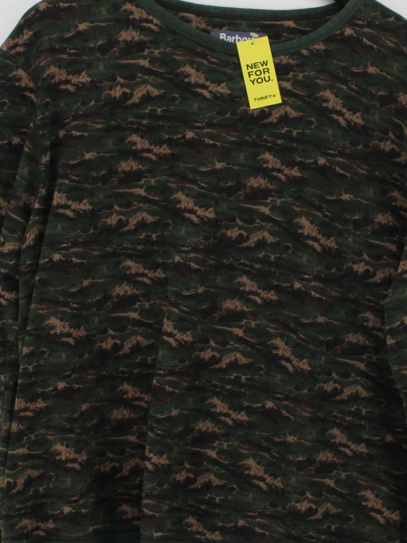 Barbour Men's Hoodie XXXL Multi Camo Cotton with Polyester Pullover - Image 3