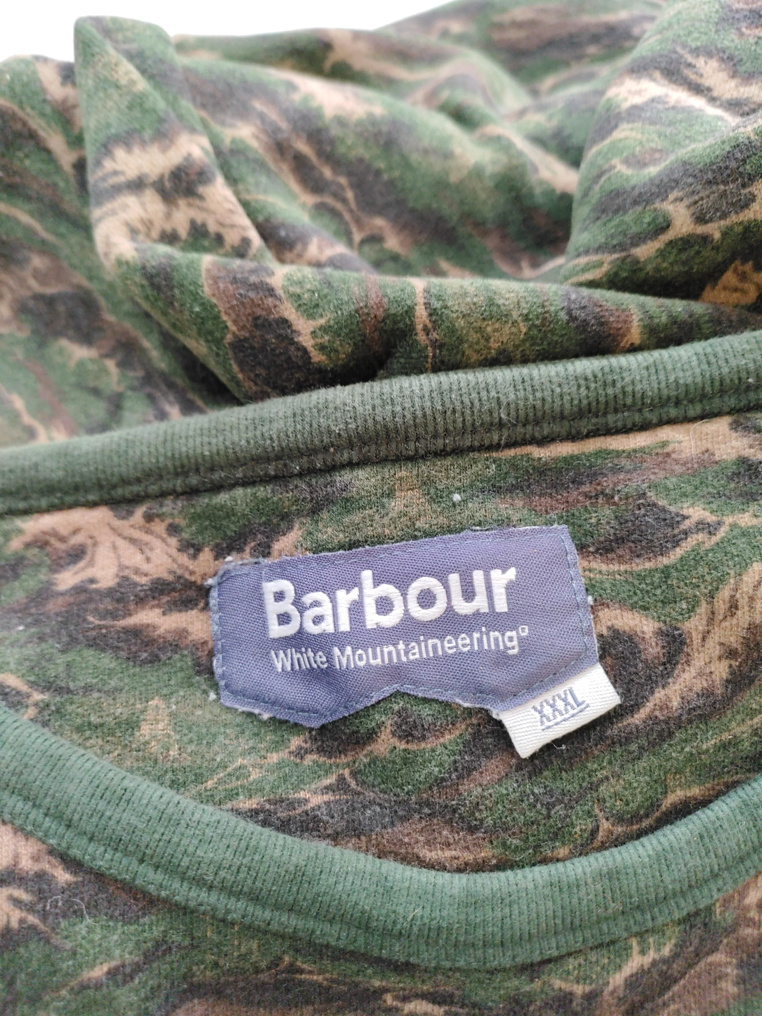 Barbour Men's Hoodie XXXL Multi Camo Cotton with Polyester Pullover - Image 5
