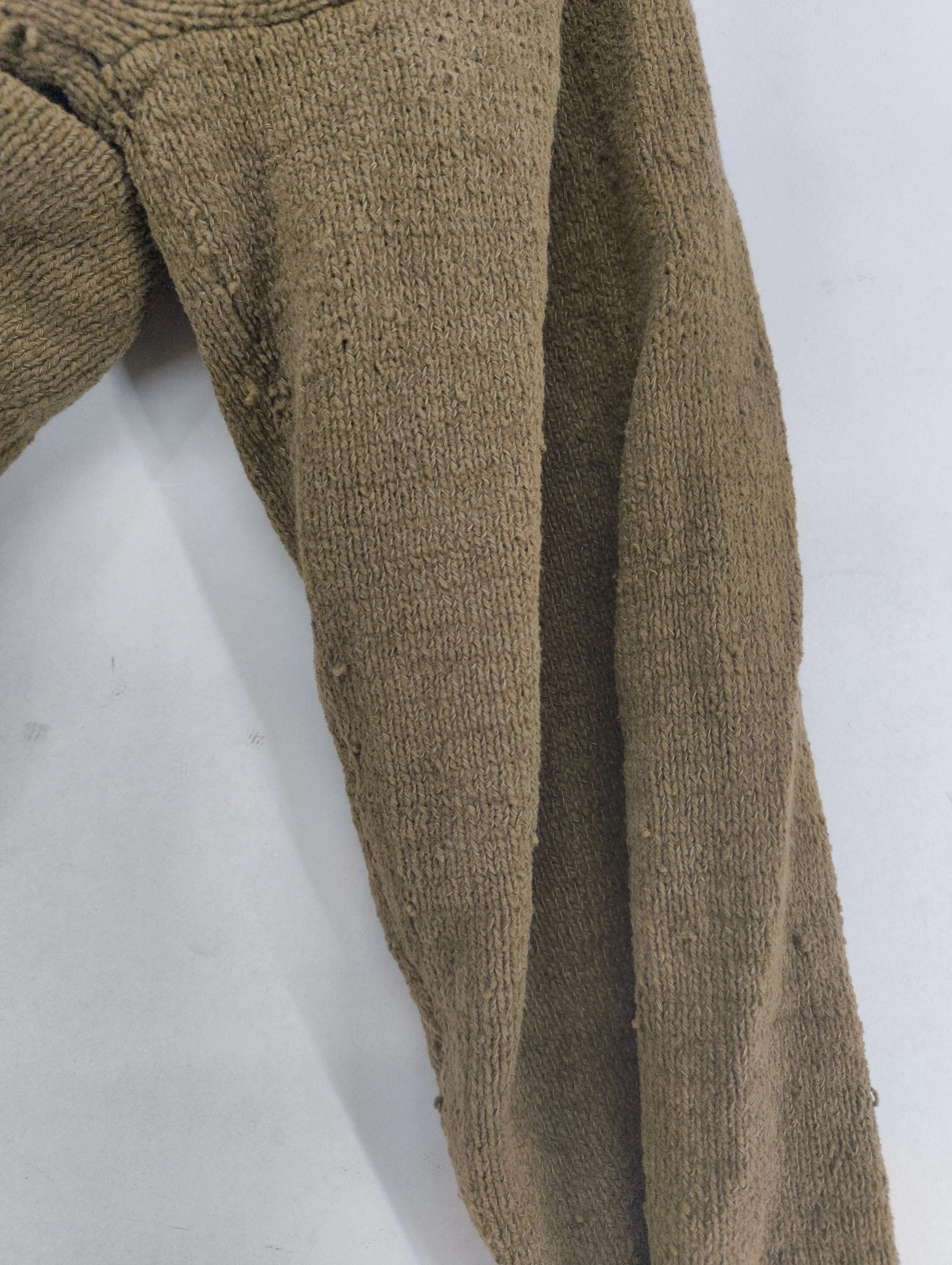 Barbour Men's Jumper L Green 100% Cotton Mock Neck Pullover - Image 5