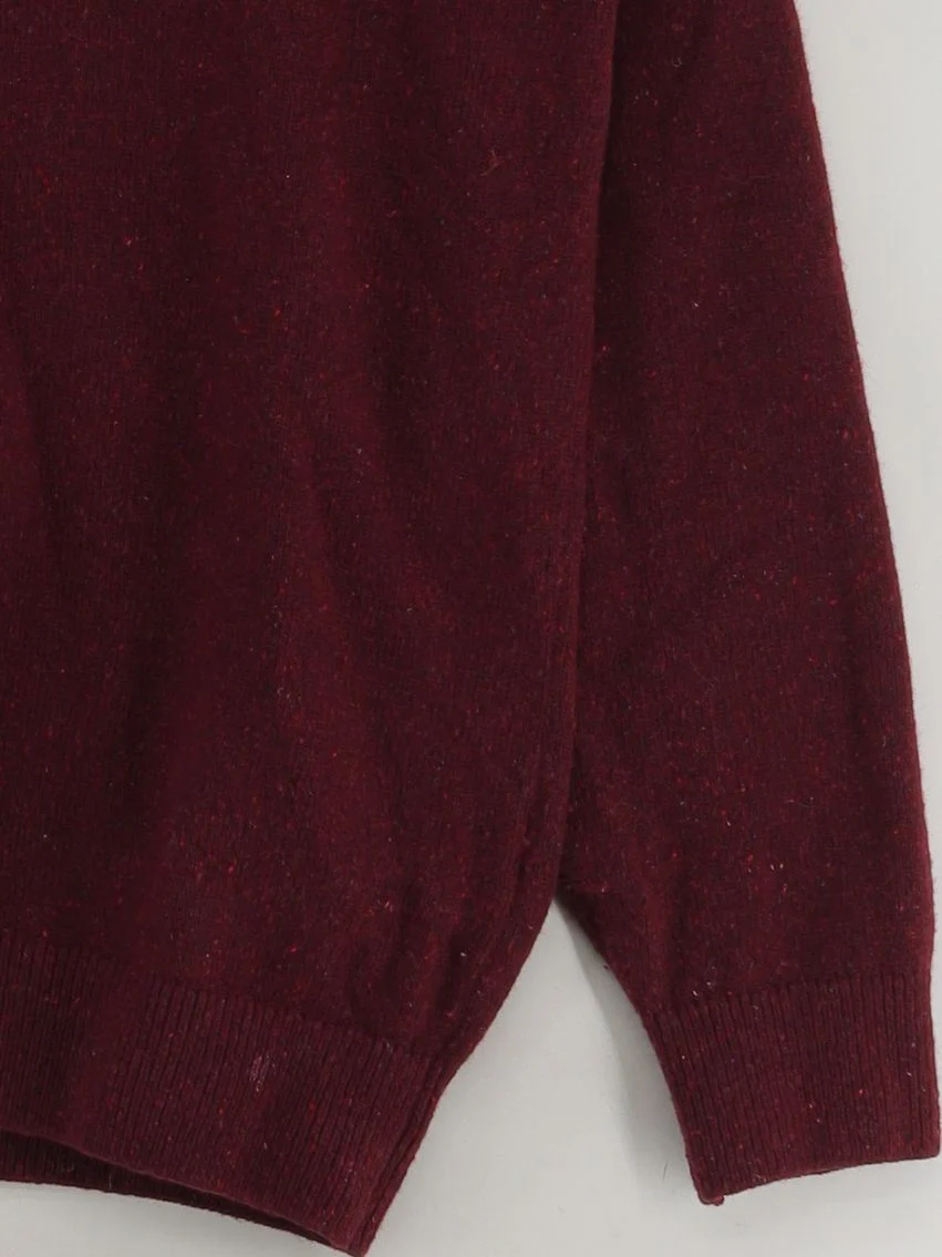 Barbour Men's Jumper L Red Wool - Image 4