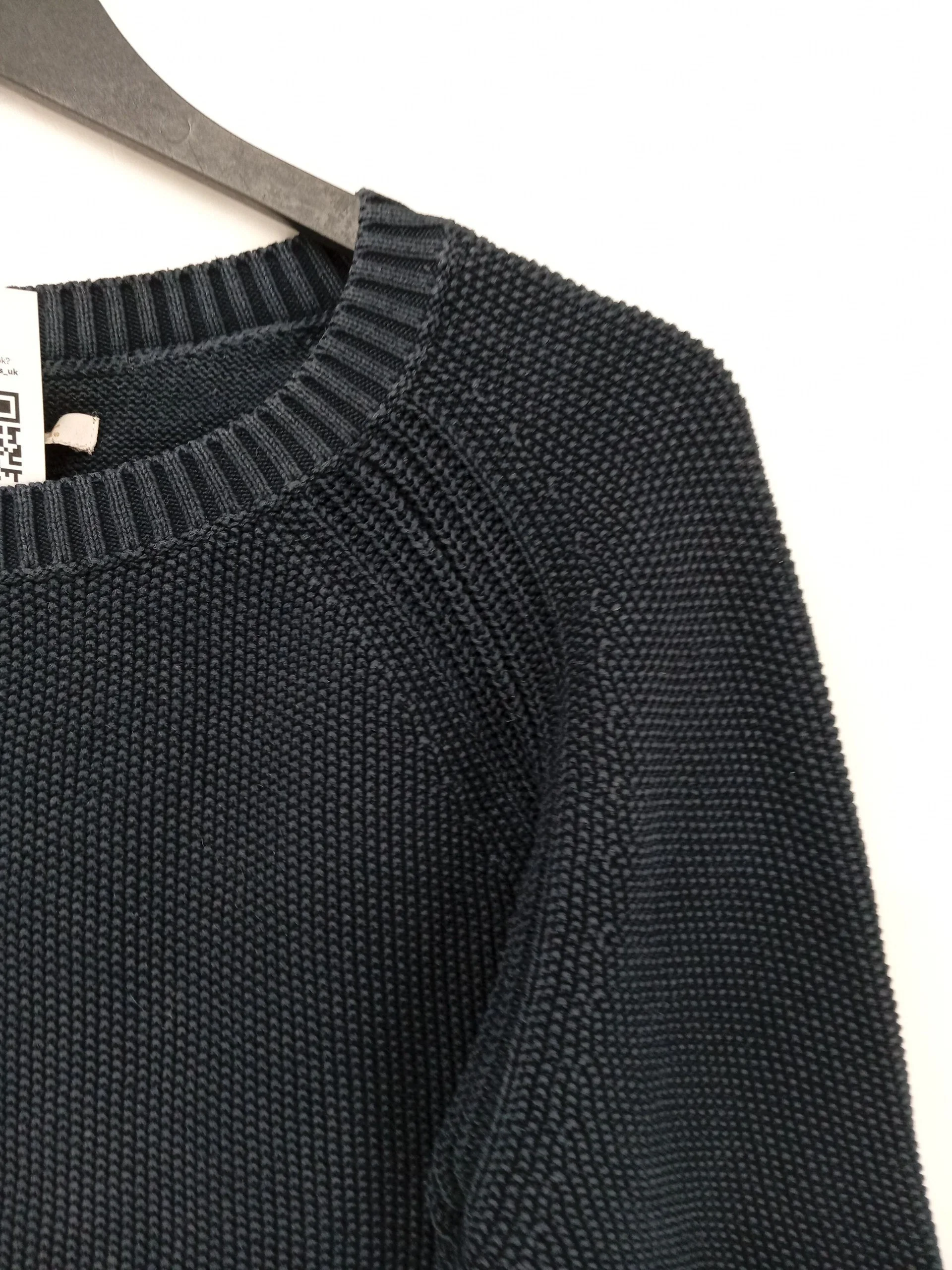 Barbour Men's Jumper M Blue 100% Cotton Crew Neck Pullover - Image 5