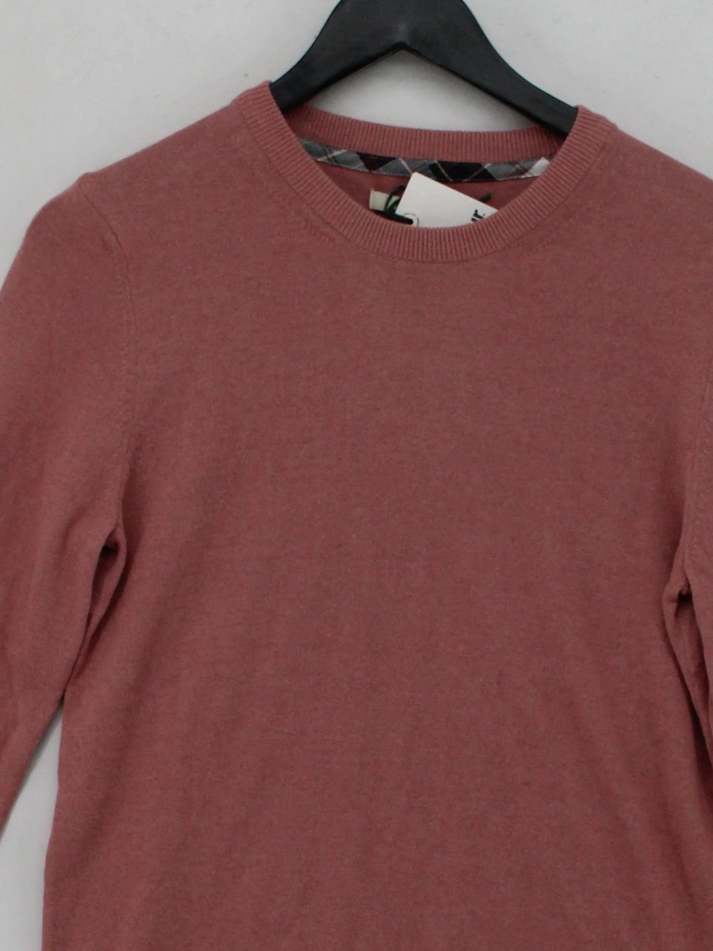 Barbour Men's Jumper M Red Cotton with Cashmere, Elastane Pullover New with tags - Image 3