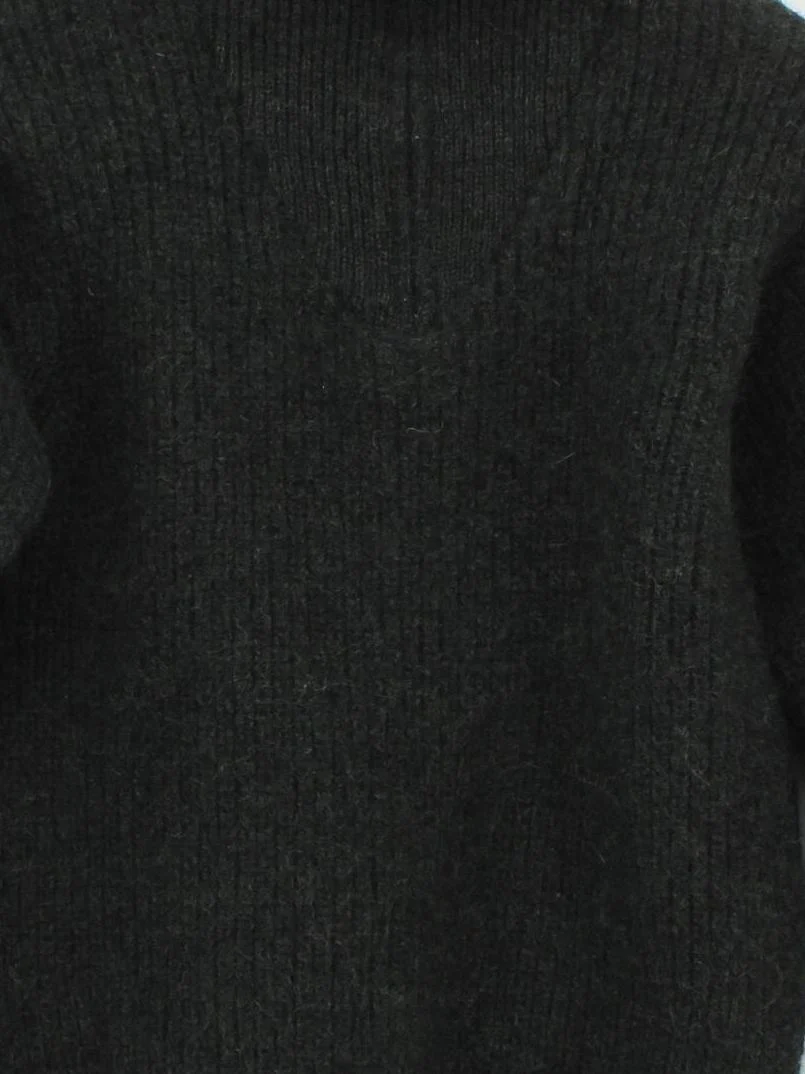 Barbour Men's Jumper S Green 100% Wool High Neck Pullover - Image 3