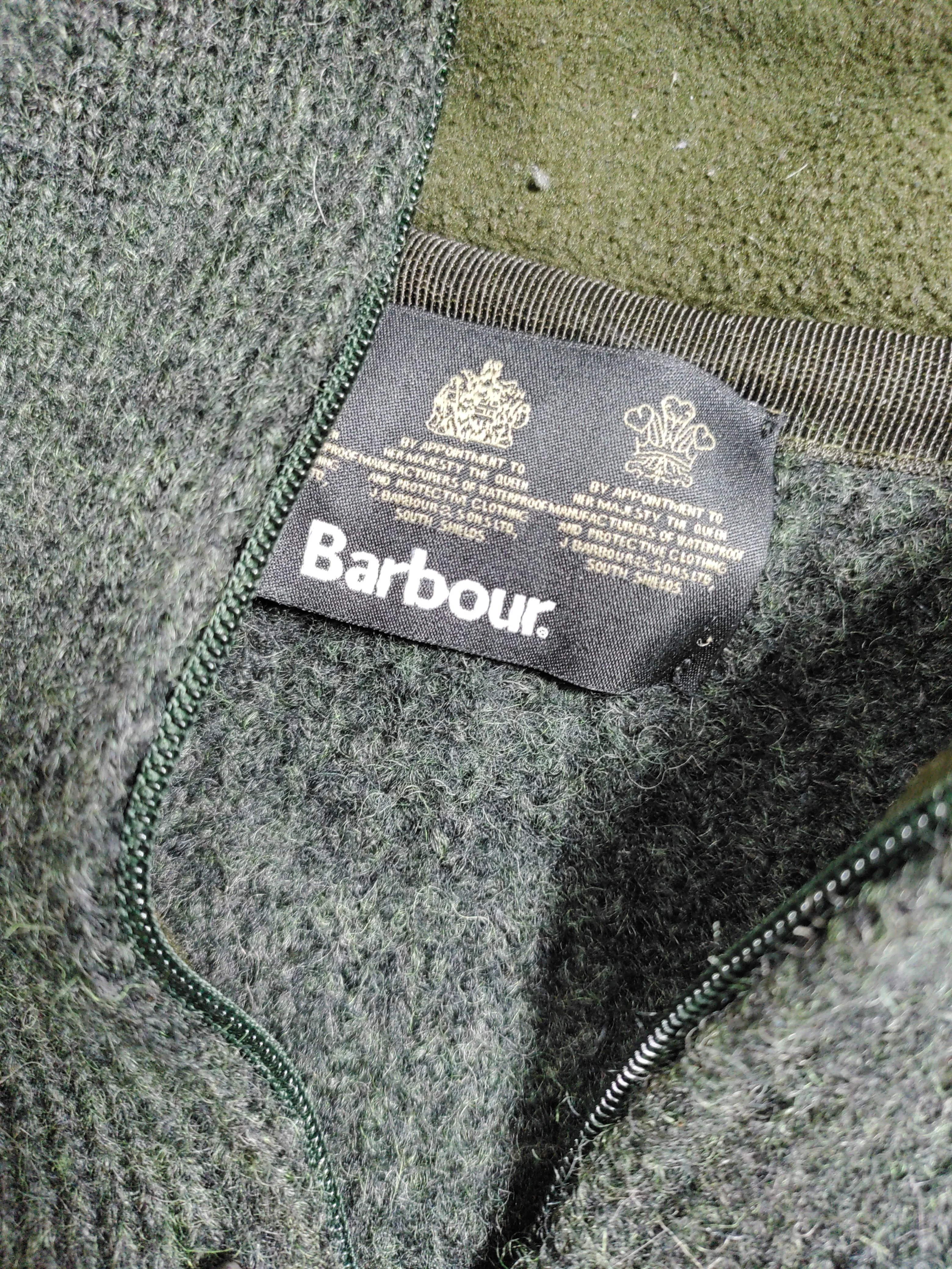 Barbour Men's Jumper S Green 100% Wool High Neck Pullover - Image 5