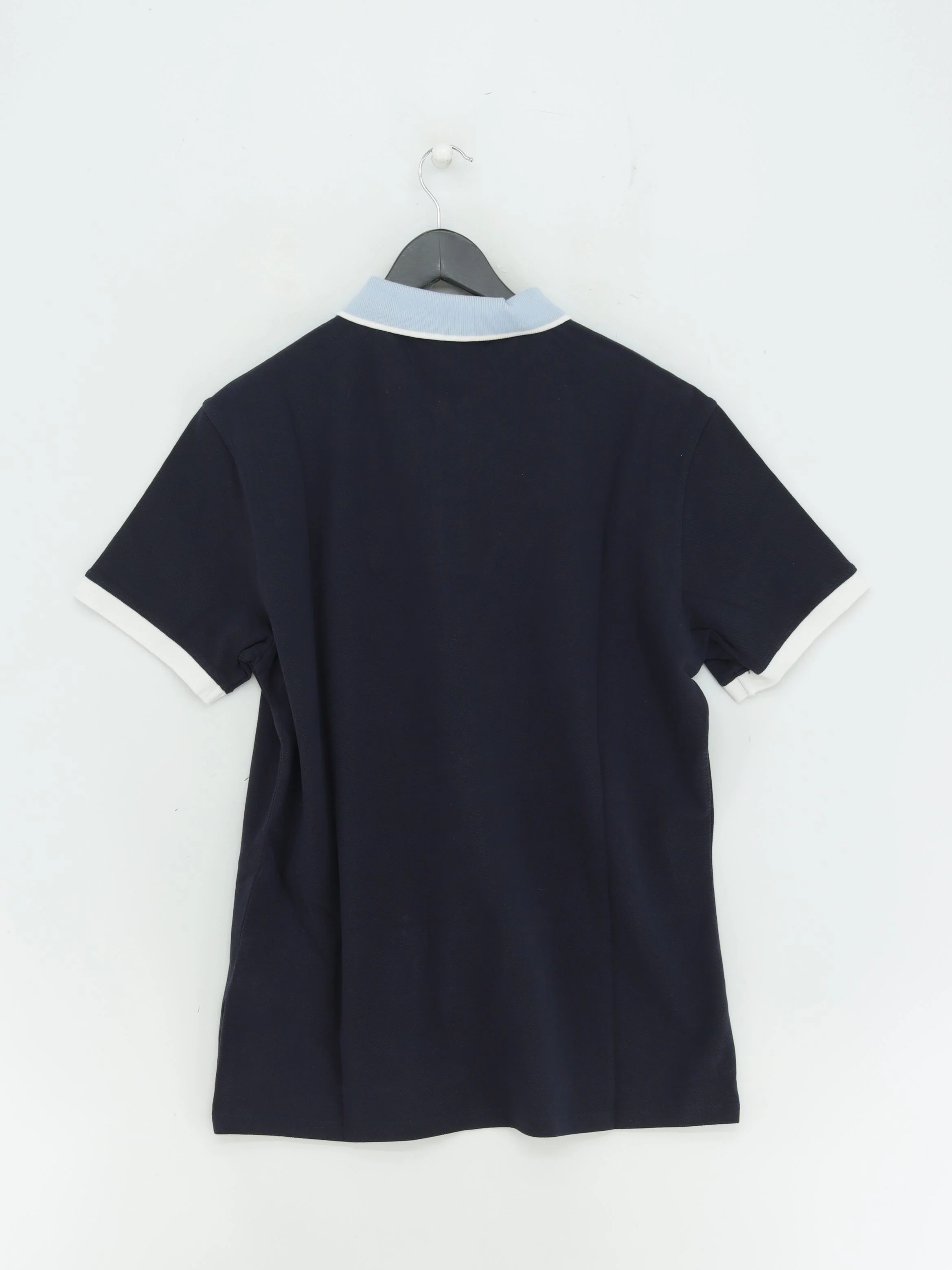 Barbour Men's Polo L Blue 100% Cotton Basic New with tags - Image 2
