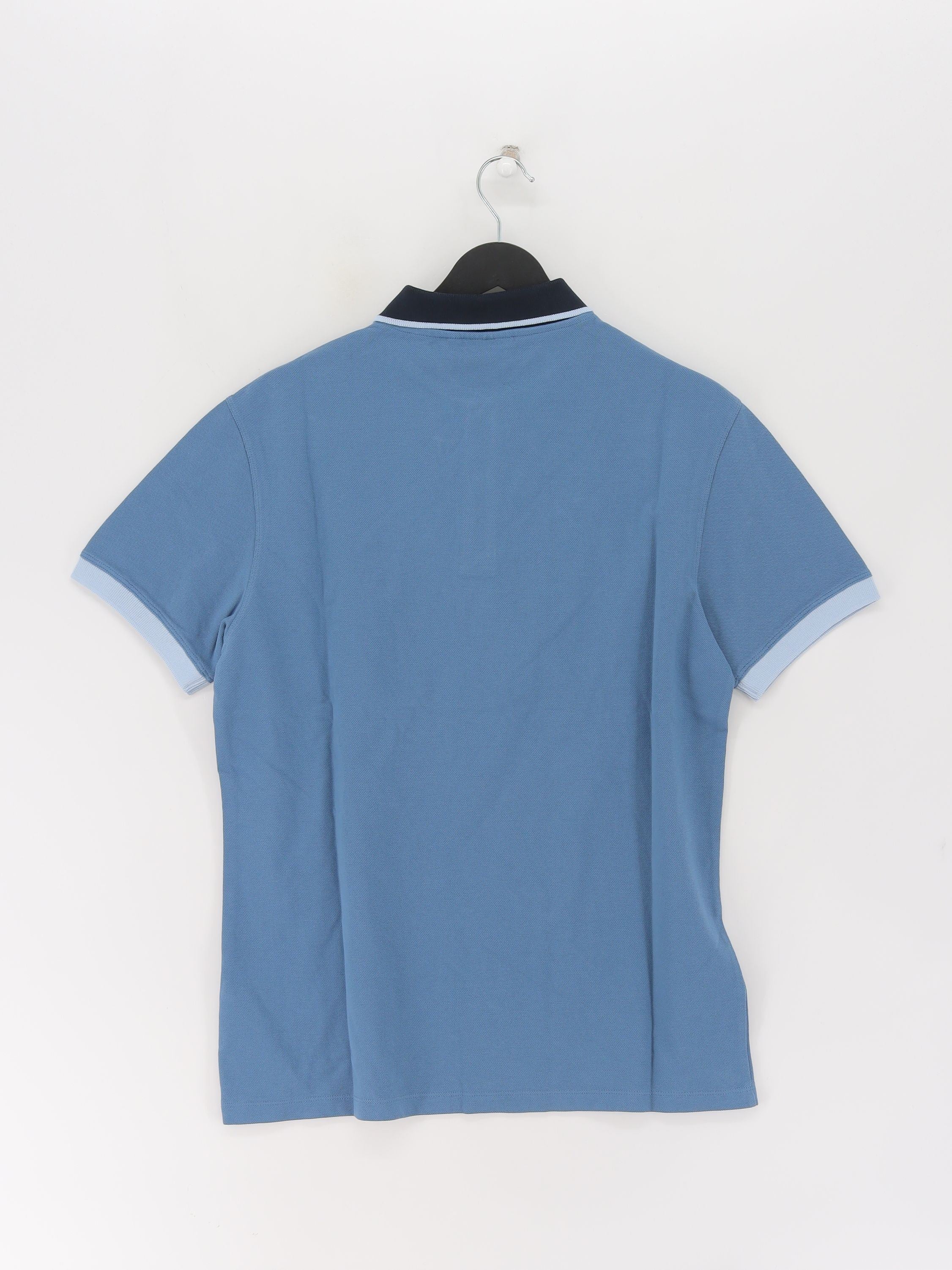 Barbour Men's Polo M Blue 100% Cotton Basic New with tags - Image 2