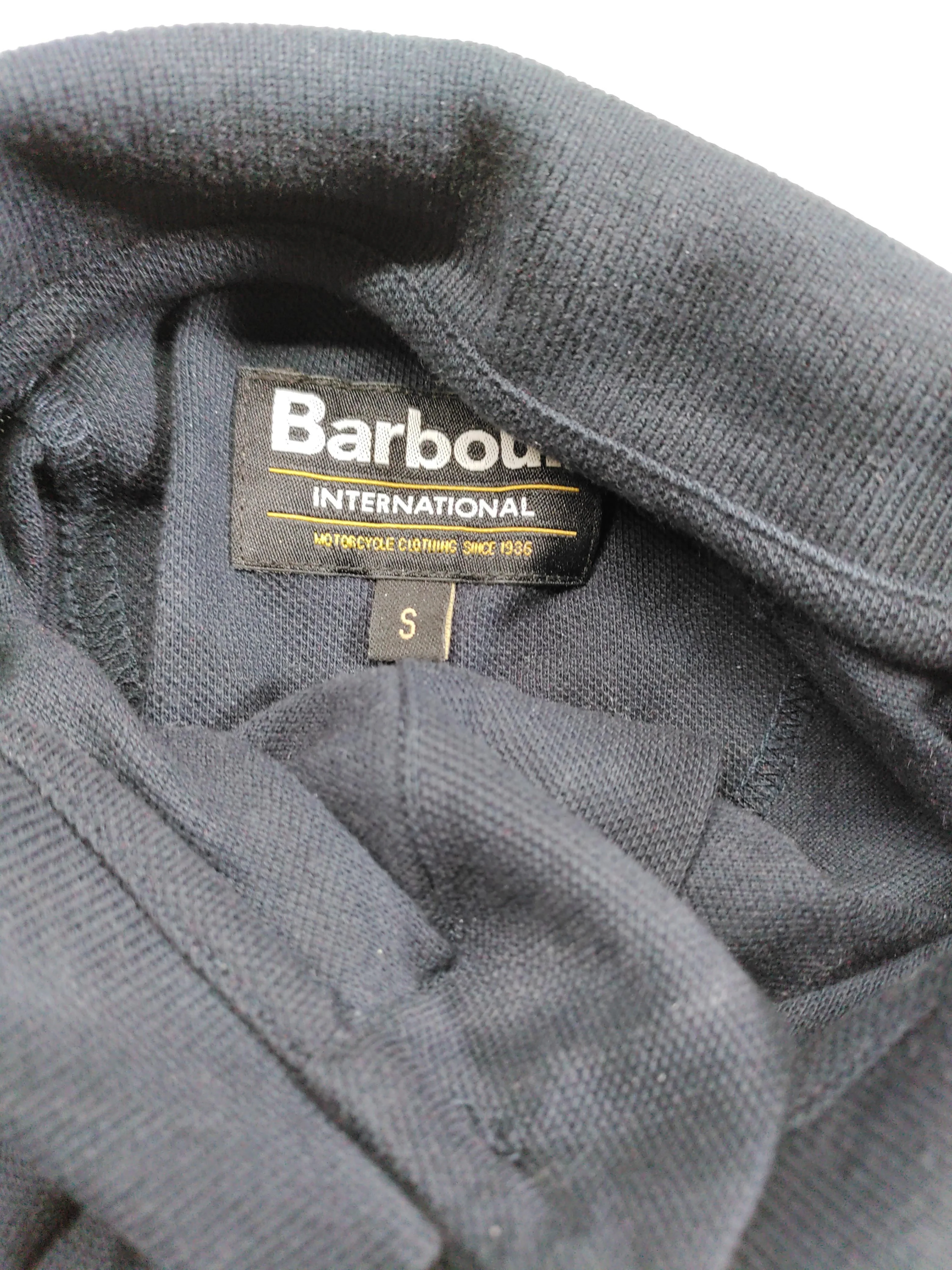 Barbour Men's Polo S Blue 100% Cotton Basic - Image 5